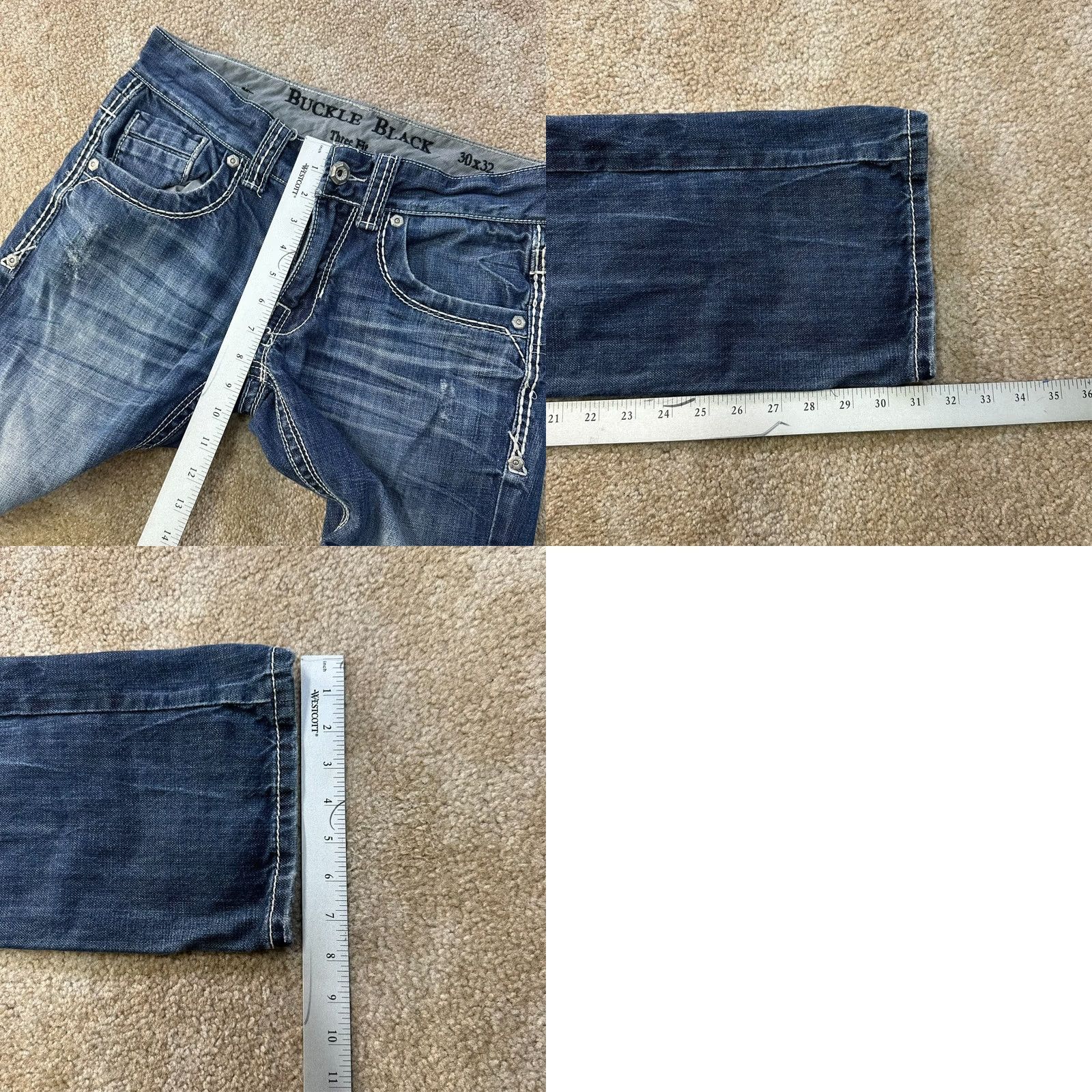 Buckle Black Buckle Black Jeans Women's 30x32 Bootcut Denim Stretch Mid Rise 5-Pocket Blue Buckle Black Size 30" / US 8 / IT 44 - 9 Thumbnail