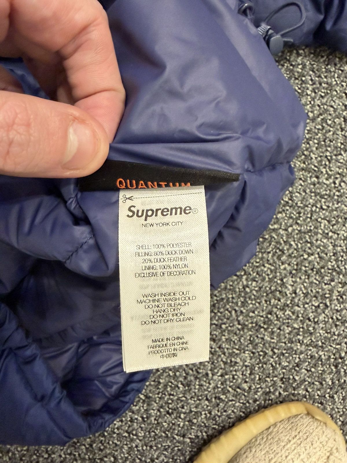 Supreme Supreme Micro Down Half Zip Hooded Pullover (FW24) Size US XL / EU 56 / 4 - 5 Thumbnail