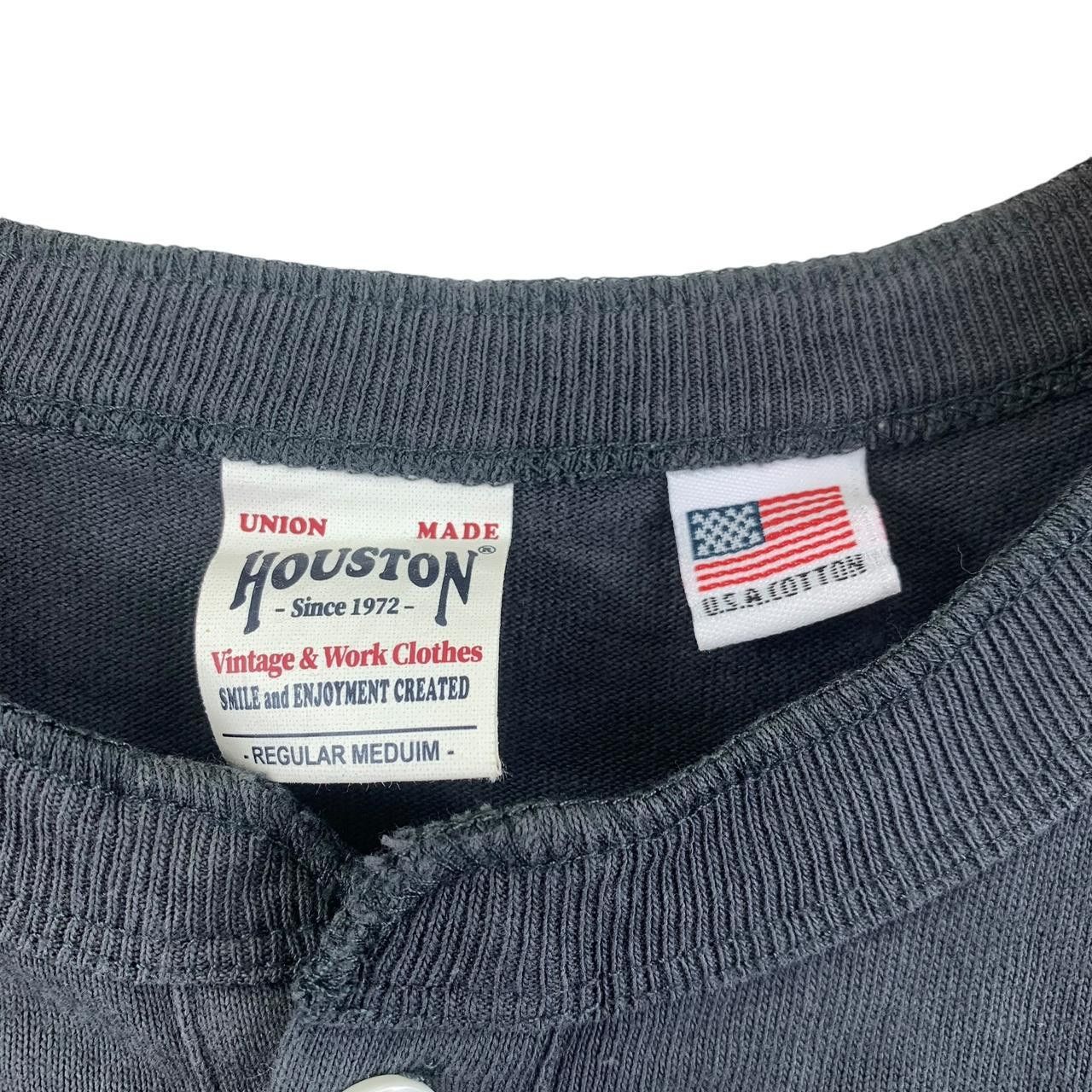 Vintage Vintage HOUSTON UNION MADE USA Cotton Tee Shirt Top Size M / US 6-8 / IT 42-44 - 5 Thumbnail