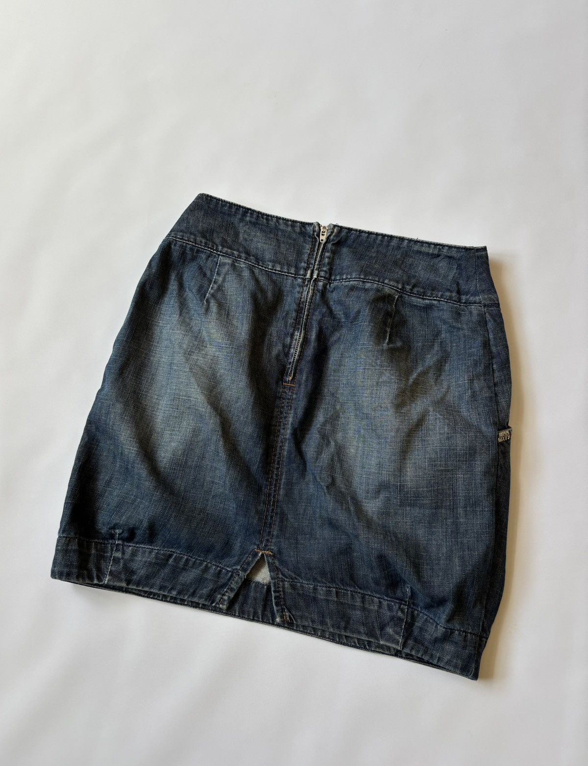 Designer × Miss Sixty × Vintage Vintage Miss Sixty Denim Skirt Y2K Size 26" / US 2 / IT 38 - 5 Thumbnail