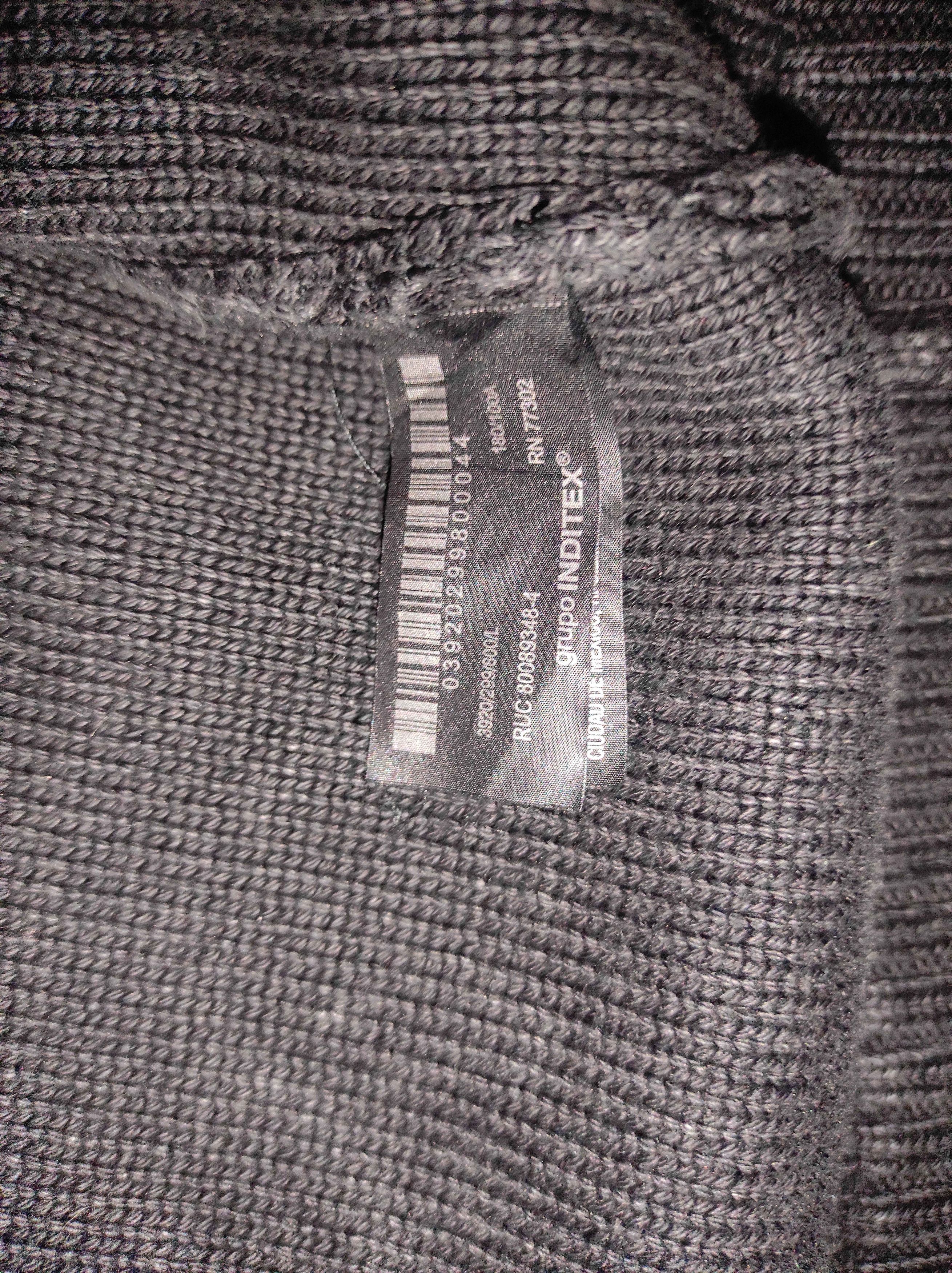 Zara Zara Zip-Hoodie Washed B&W Size US L / EU 52-54 / 3 - 5 Thumbnail