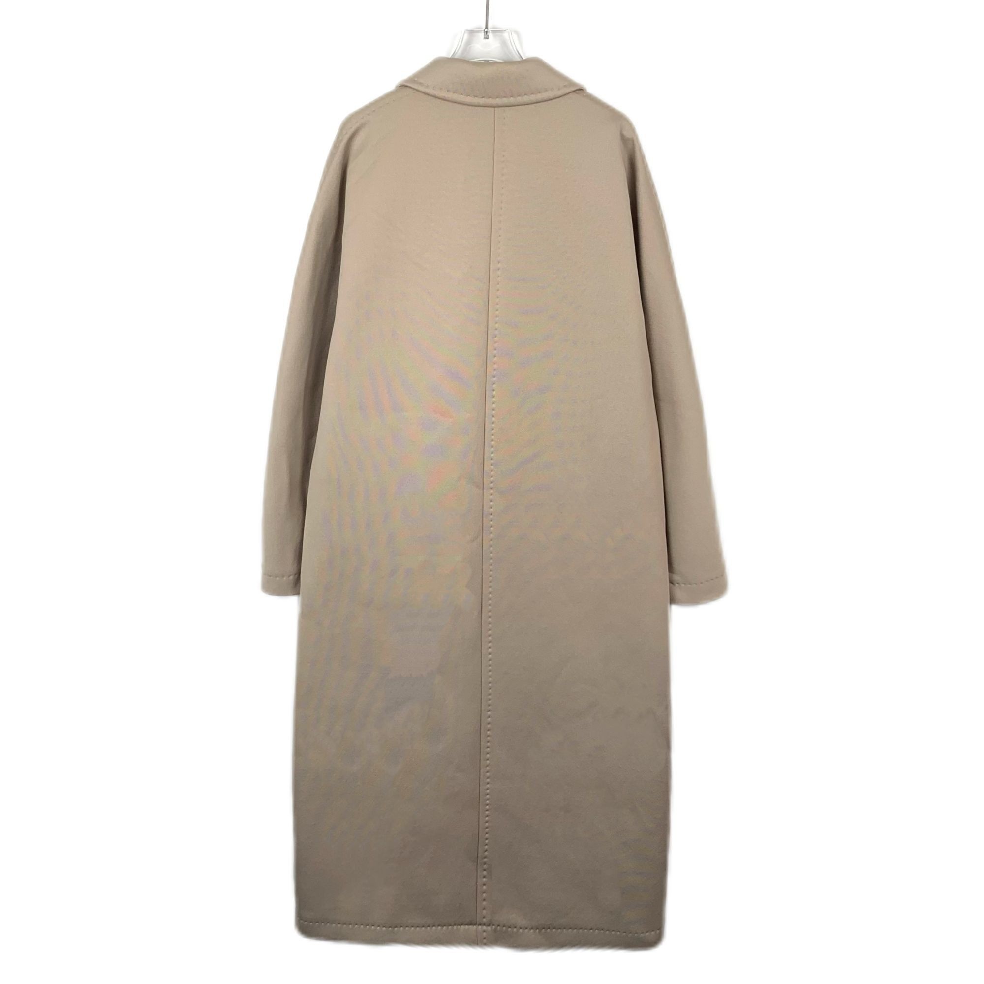 Max Mara MaxMara Made In Italy Double-Breasted Long Coat Size 42 Beig Size M / US 6-8 / IT 42-44 - 8 Thumbnail