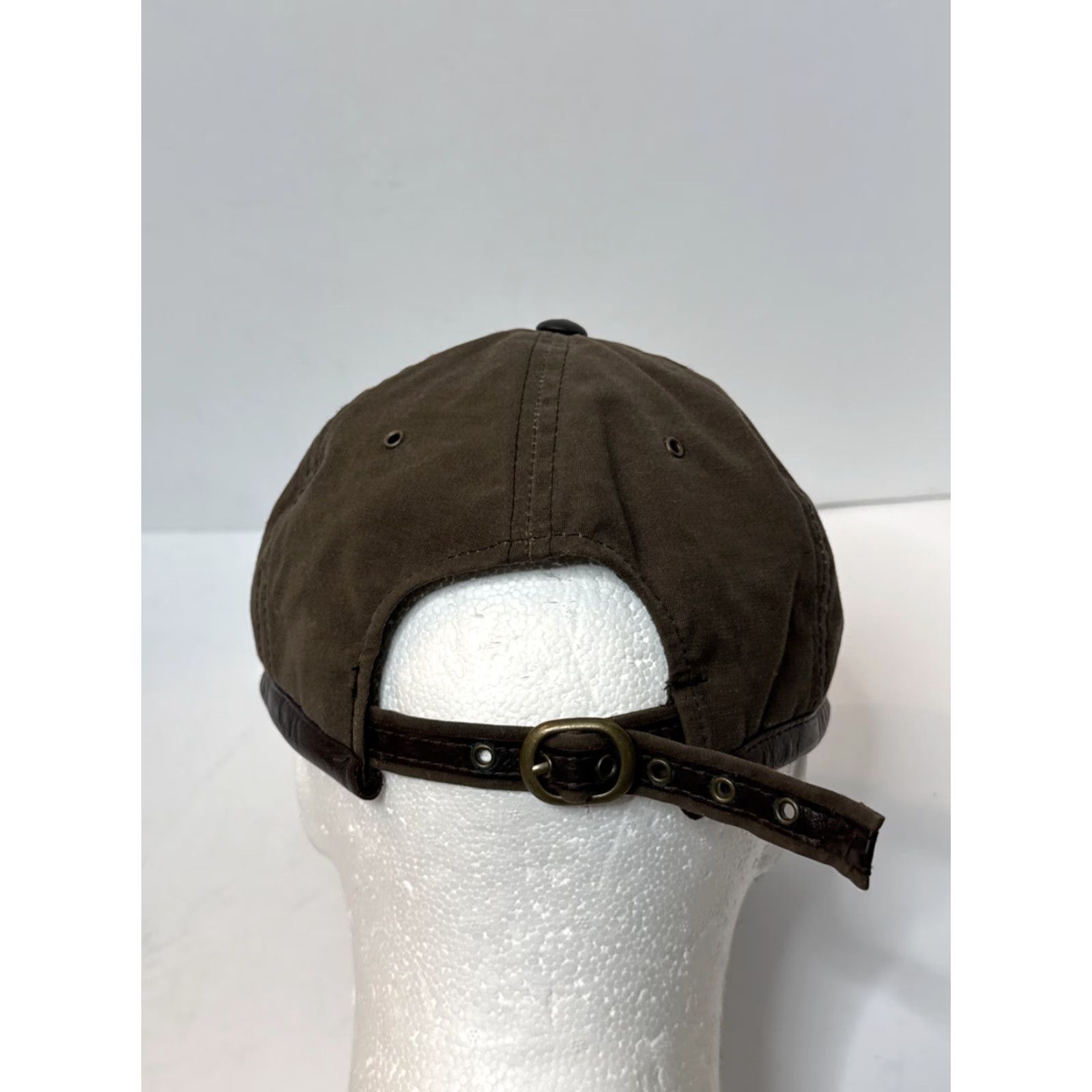 Vintage Dorfman Pacific Co. Brown Waxed Canvas Cap Hat Mens Adjustable Size ONE SIZE - 6 Thumbnail