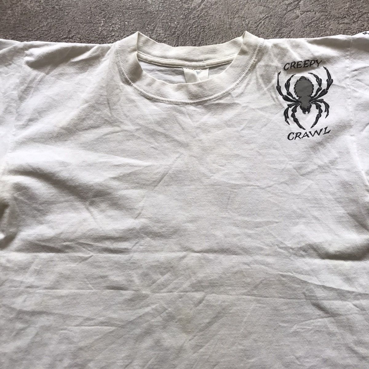 Vintage Vintage 90s Search Destroy Sun Faded Graphic Tee Punk Boxy L Size US L / EU 52-54 / 3 - 5 Thumbnail