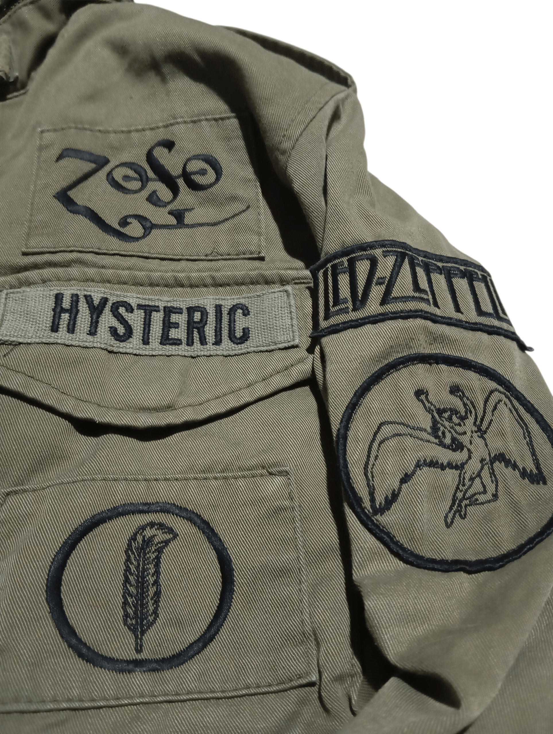 Hysteric Glamour Vintage Hysteric Glamour x Led Zeppelin M-65 Military Jacket Size US S / EU 44-46 / 1 - 3 Thumbnail