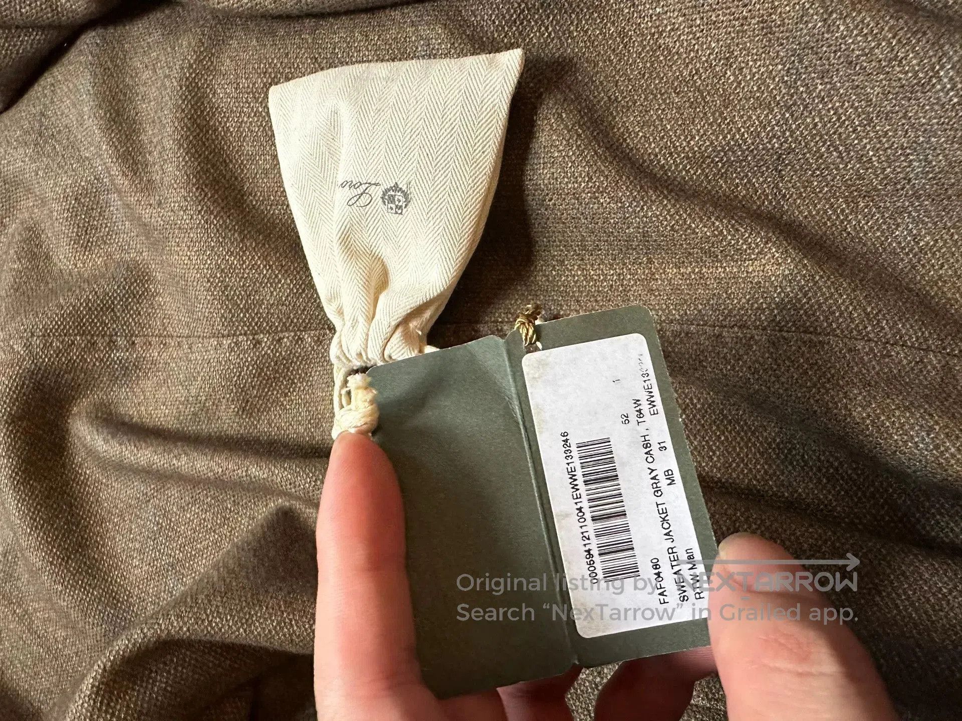 Loro Piana high-quality cashmere silk blend blazer. Size US XL / EU 56 / 4 - 9 Thumbnail