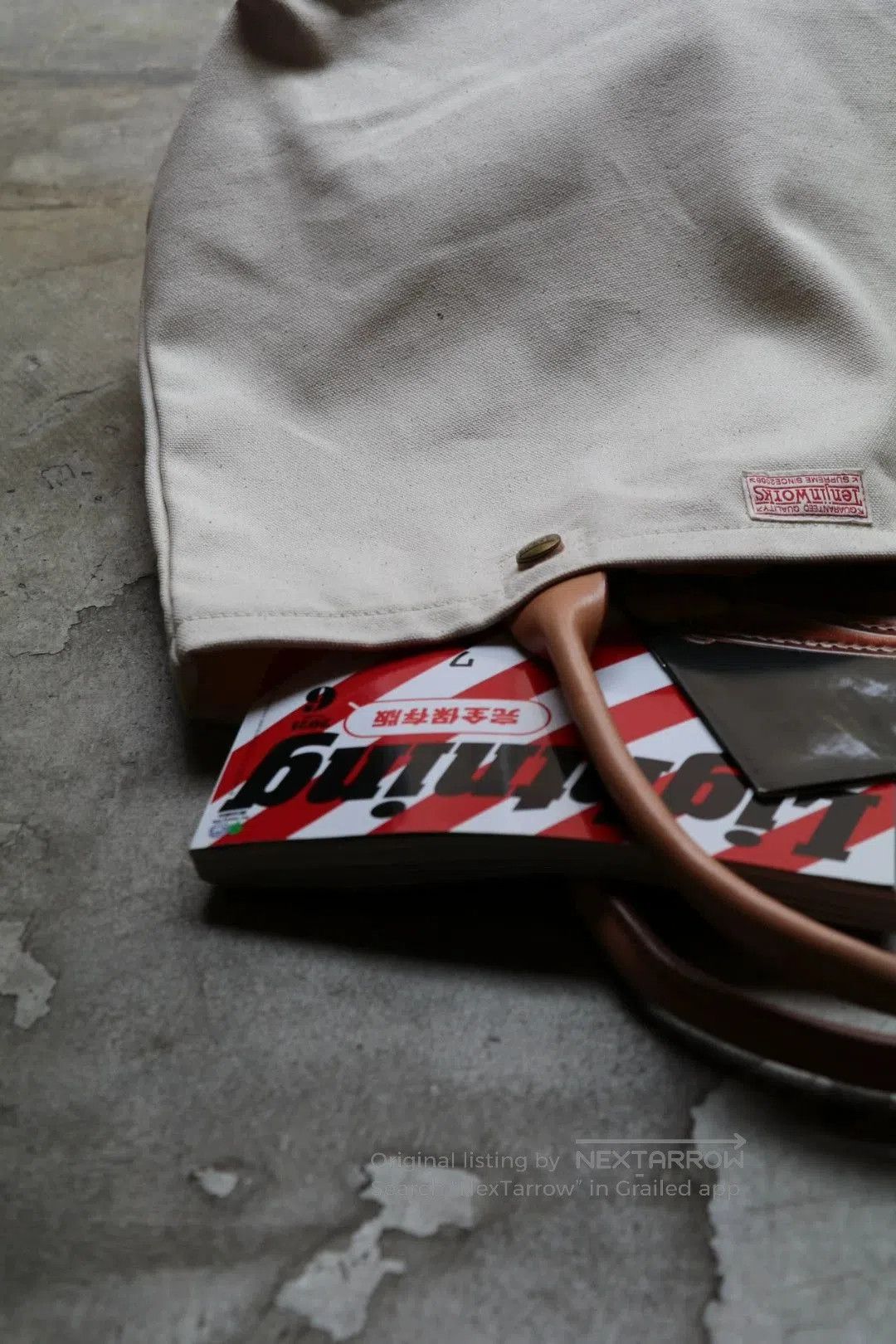 Japanese Brand limited edition tenjin tote bag. Size ONE SIZE - 6 Thumbnail