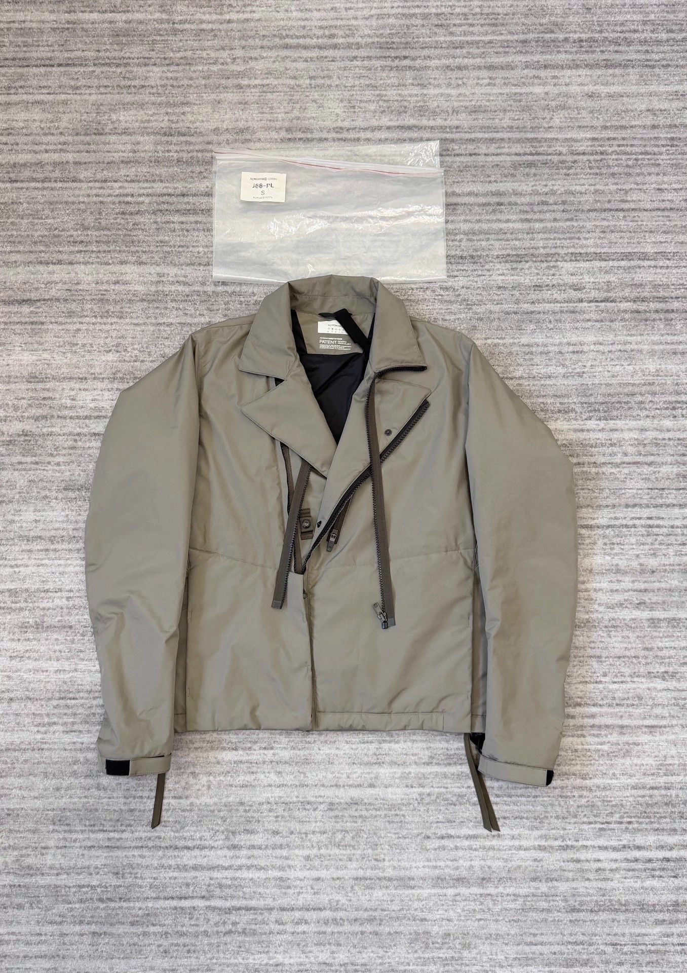 Acronym ACR J68PL Alpha Green Padded Moto Collar Jacket S Size US S / EU 44-46 / 1 - 1 Thumbnail