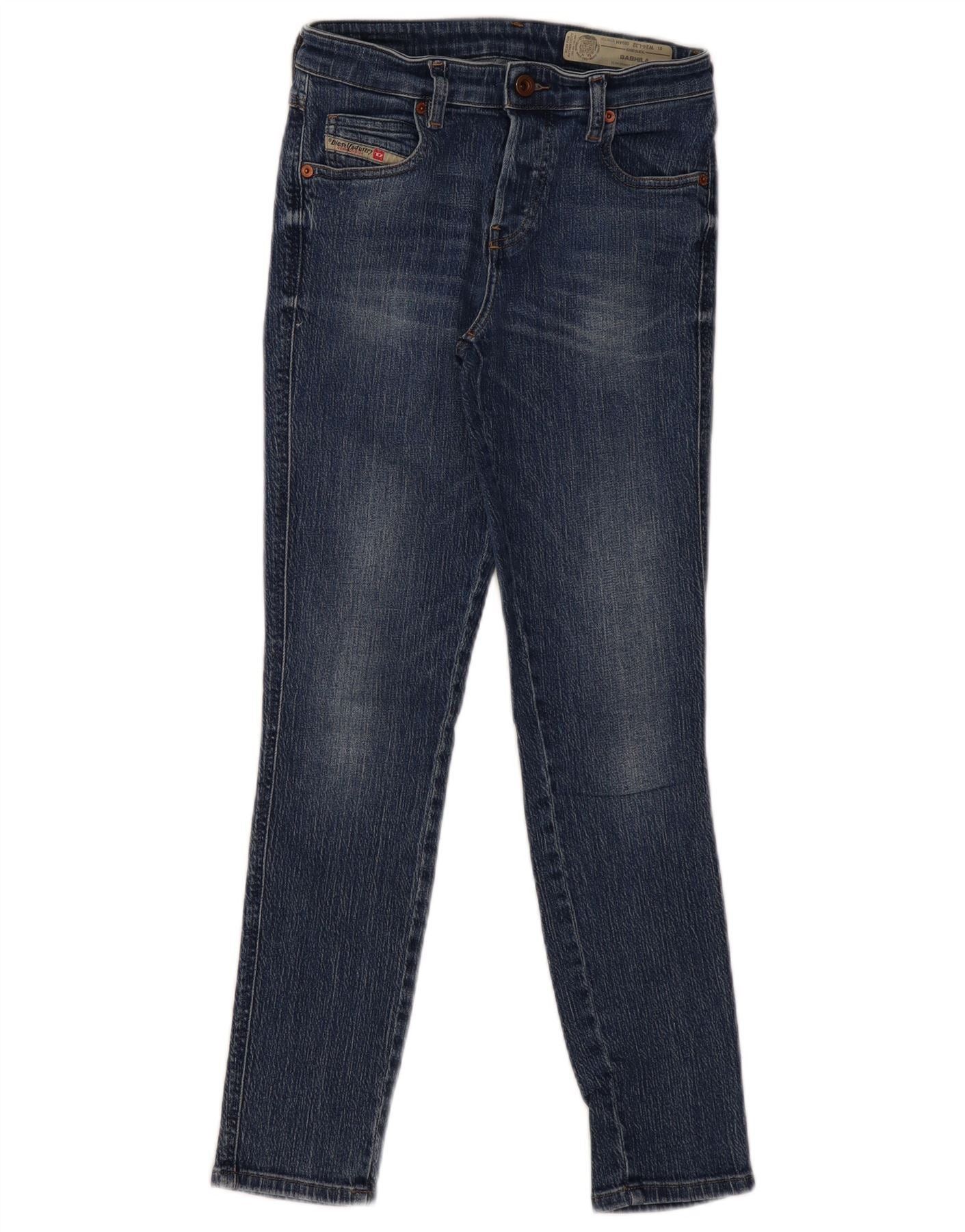 Diesel Womens Babhila Regular Waist Slim Skinny Jeans W24 L28 Blue Size 24" / US 00 / IT 34 - 1 Thumbnail