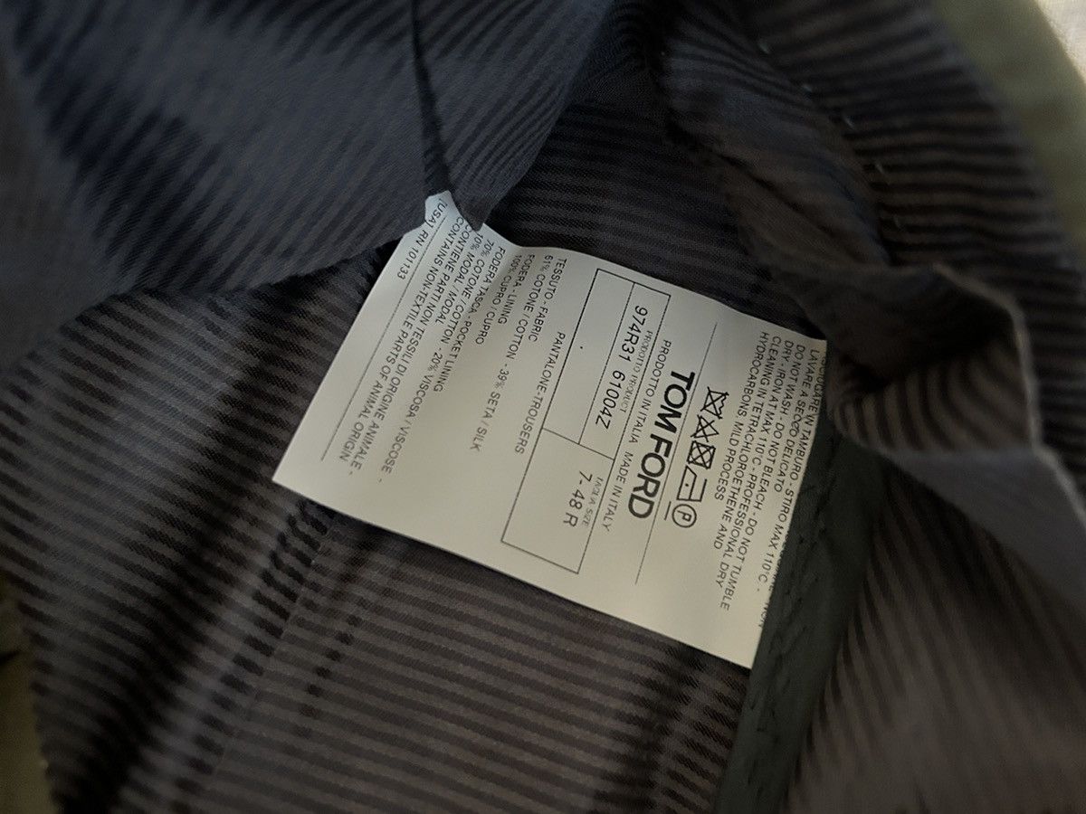 Tom Ford tom ford linen shelton silk trouser 61004z Size 48R - 6 Thumbnail