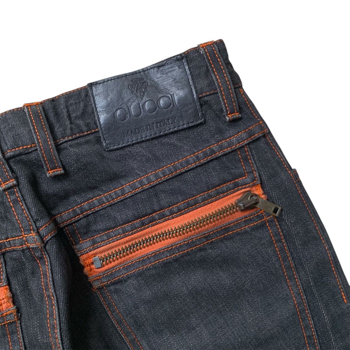 Gucci Gucci jeans with zippered pockets on the back Size US 29 - 10 Thumbnail