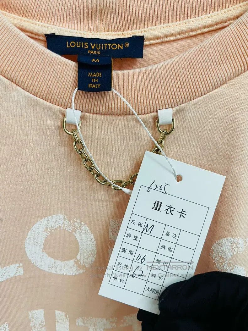 Louis Vuitton Louis Vuitton Light orange logo short sleeve Size US M / EU 48-50 / 2 - 2 Thumbnail