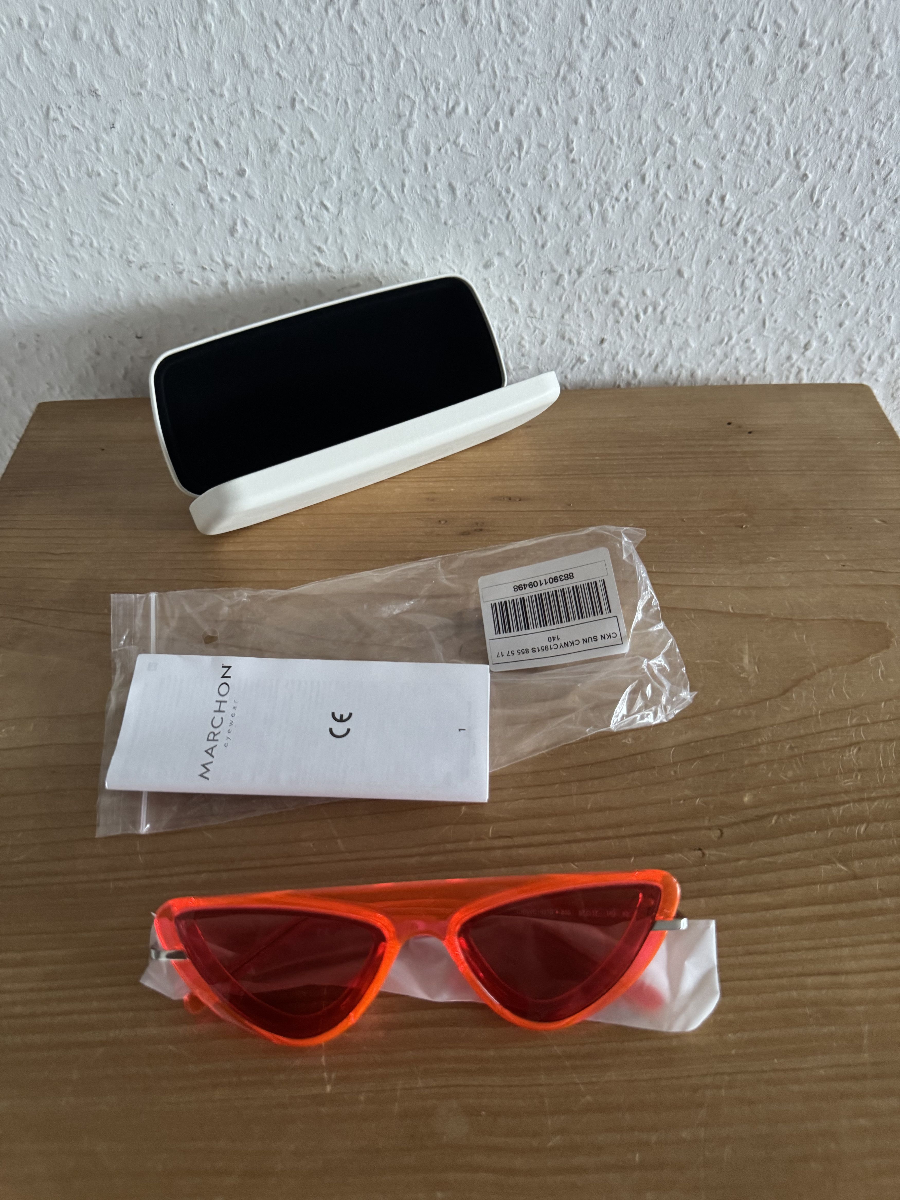 Calvin Klein 205W39NYC CKNYC1951S Neon Cat-Eye Sunglasses Size ONE SIZE - 13 Thumbnail