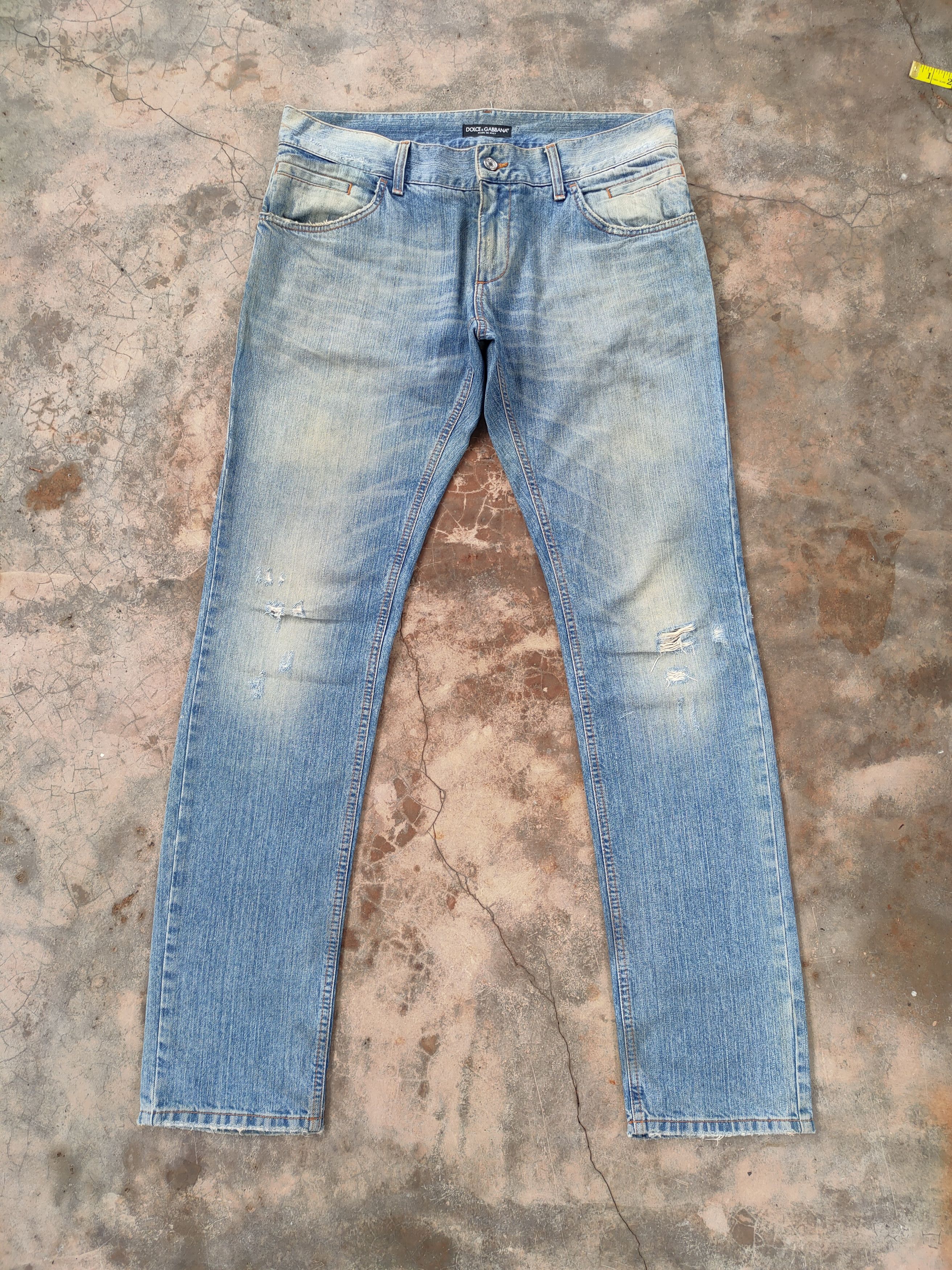 archive DOLCE&GABBANA fade denim pants（VINTAGE DOLCE