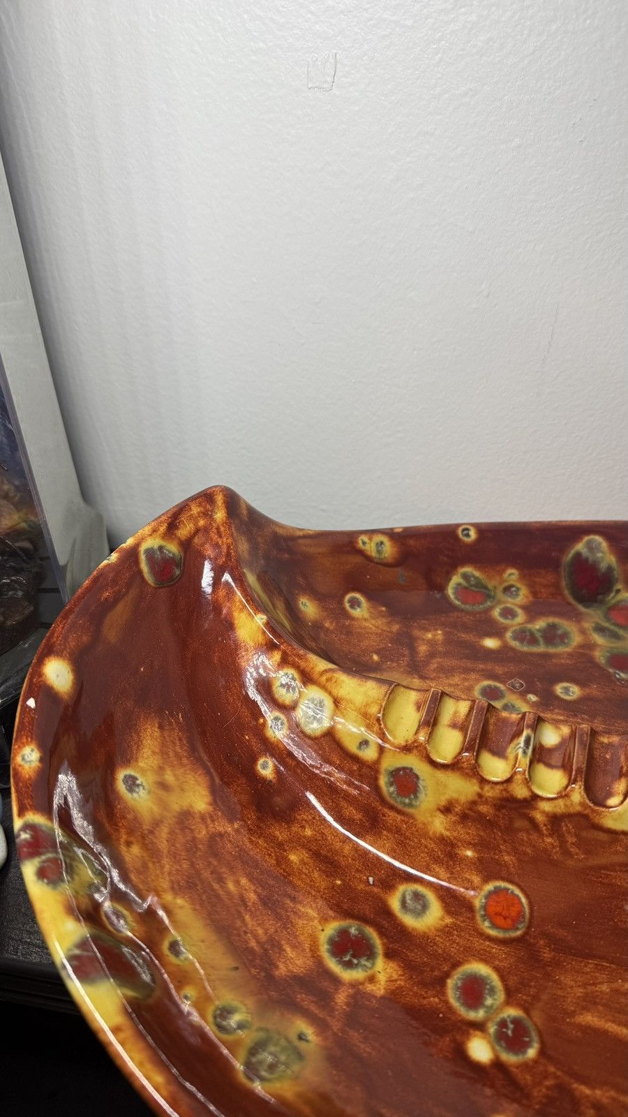 Other Vintage 1970s Mid Century Ceramic Drip Glaze Ashtray Size ONE SIZE - 5 Thumbnail