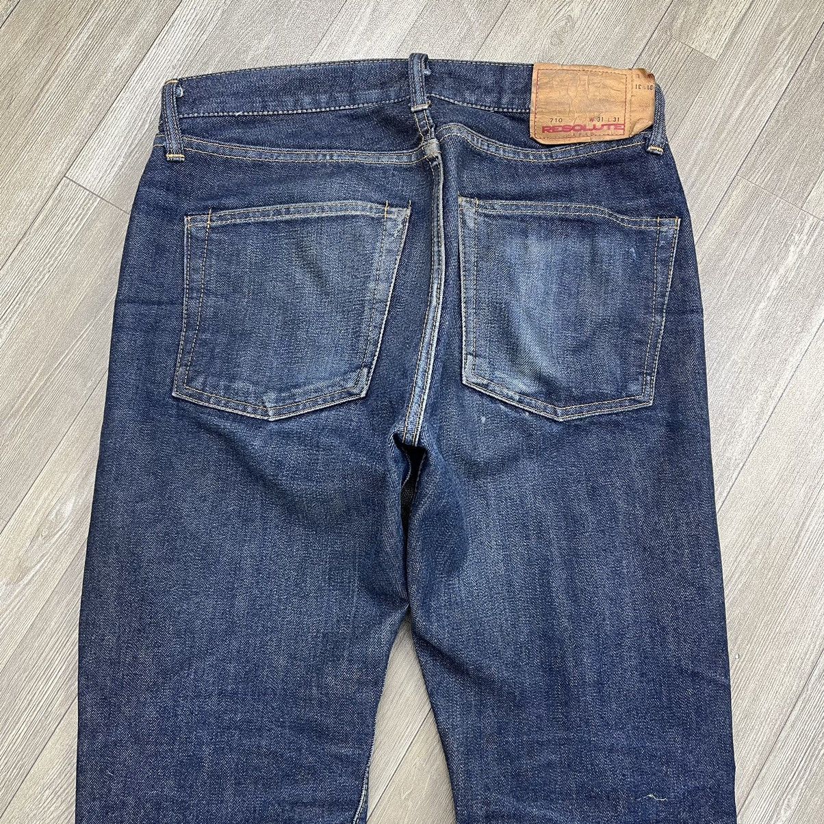 Japanese Brand × RESOLUTE × Vintage Vintage 90’s Resolute 710 Selvedge Denim Jeans Size US 31 - 17 Thumbnail