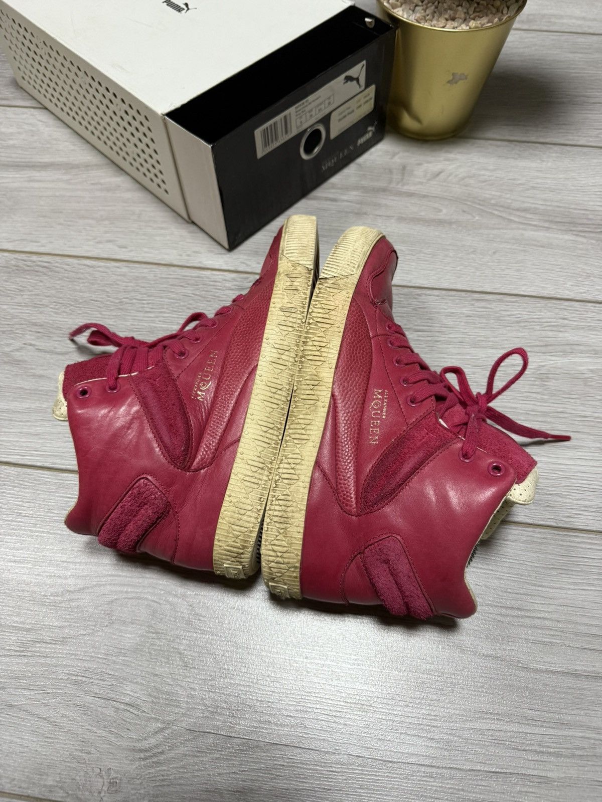 Alexander McQueen × Puma Alexander McQueen x Puma street climb leather sneakers Size US 8.5 / IT 38.5 - 7 Thumbnail