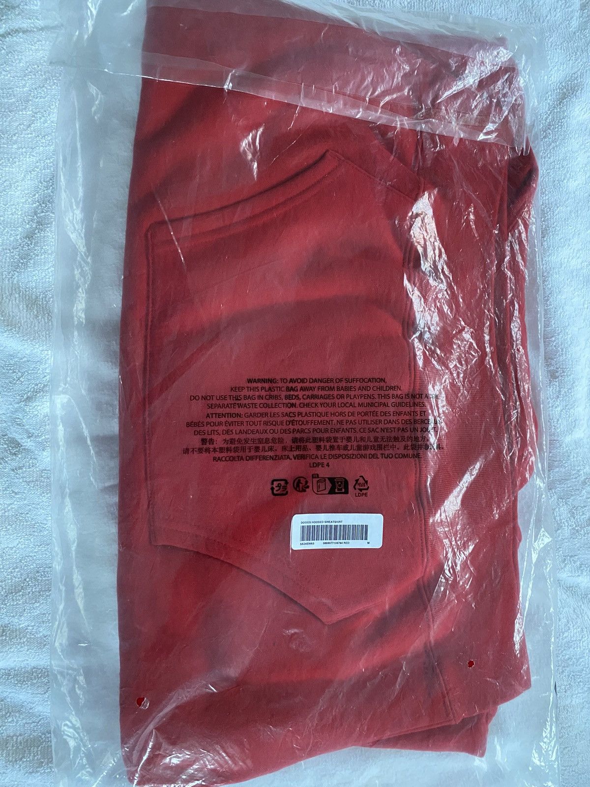 Supreme Red Supreme Doggs Hoodie Size US M / EU 48-50 / 2 - 4 Thumbnail