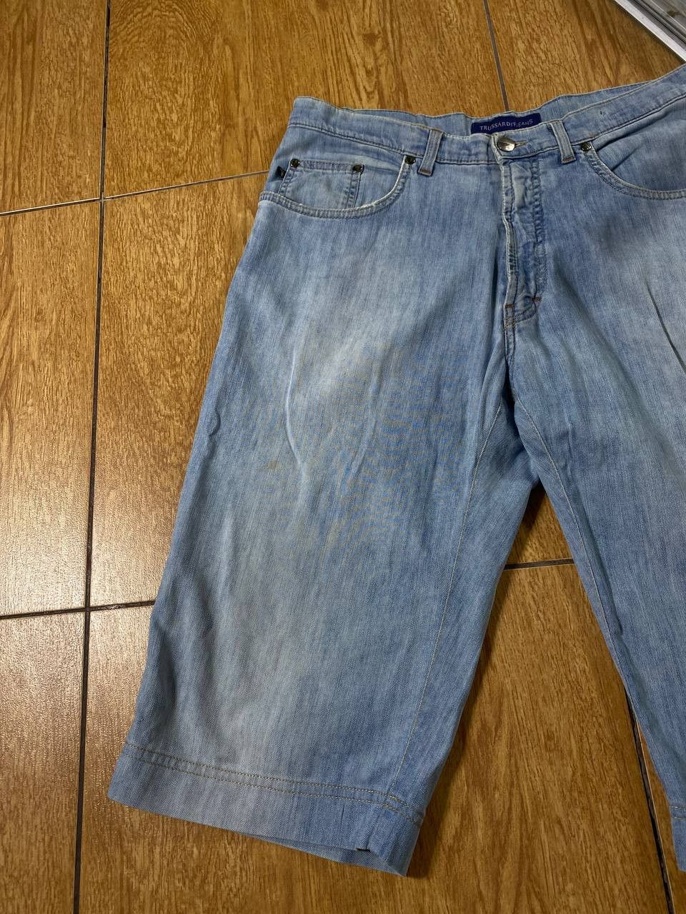 Trussardi × Vintage Vintage Trussardi Jeans Blue Size US 32 / EU 48 - 19 Thumbnail