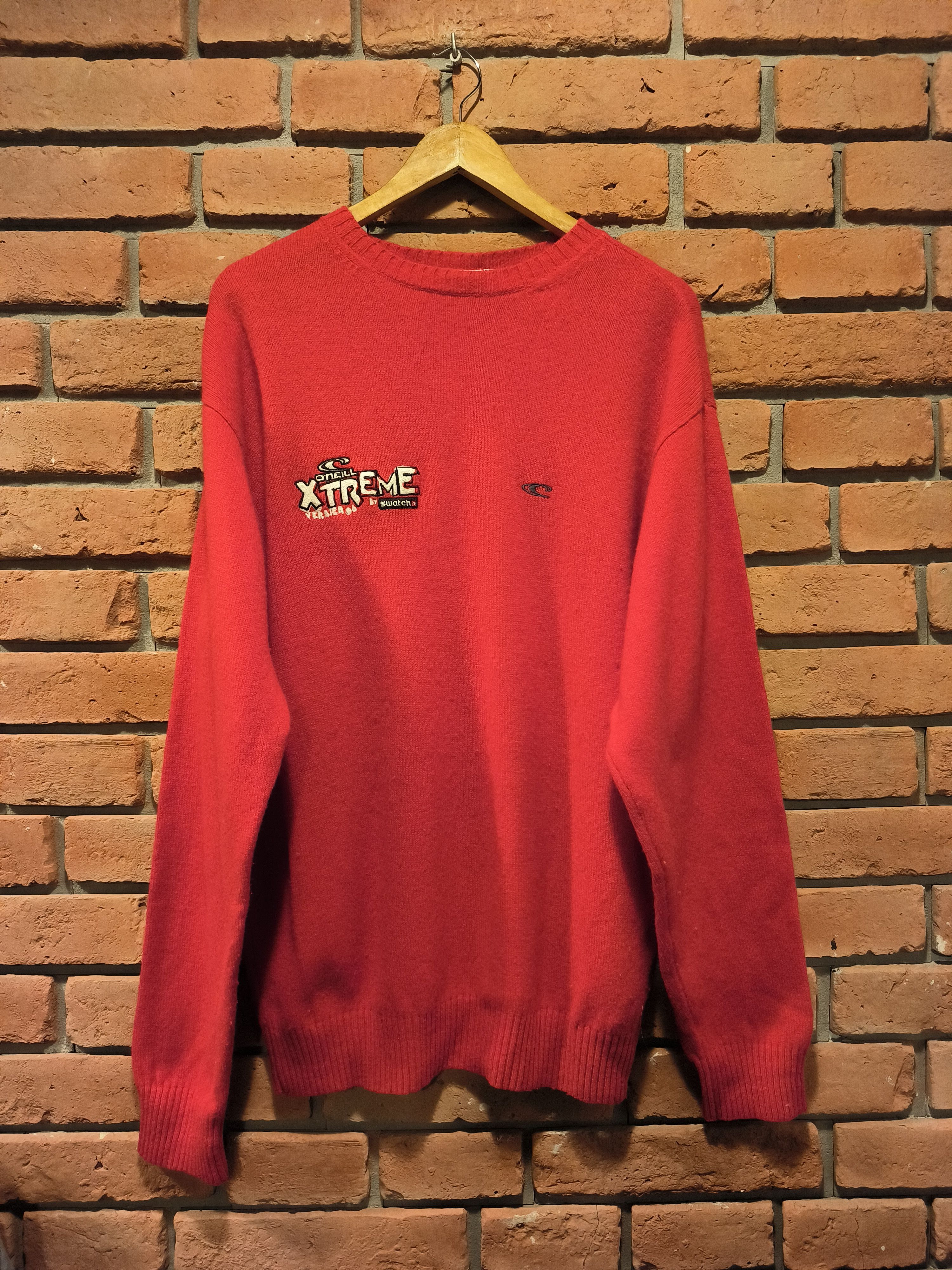 O'Neill × Vintage Vintage O'Neill Knitwear Wool Xtreme Swatch Logo Sweater Size US XL / EU 56 / 4 - 1 Thumbnail