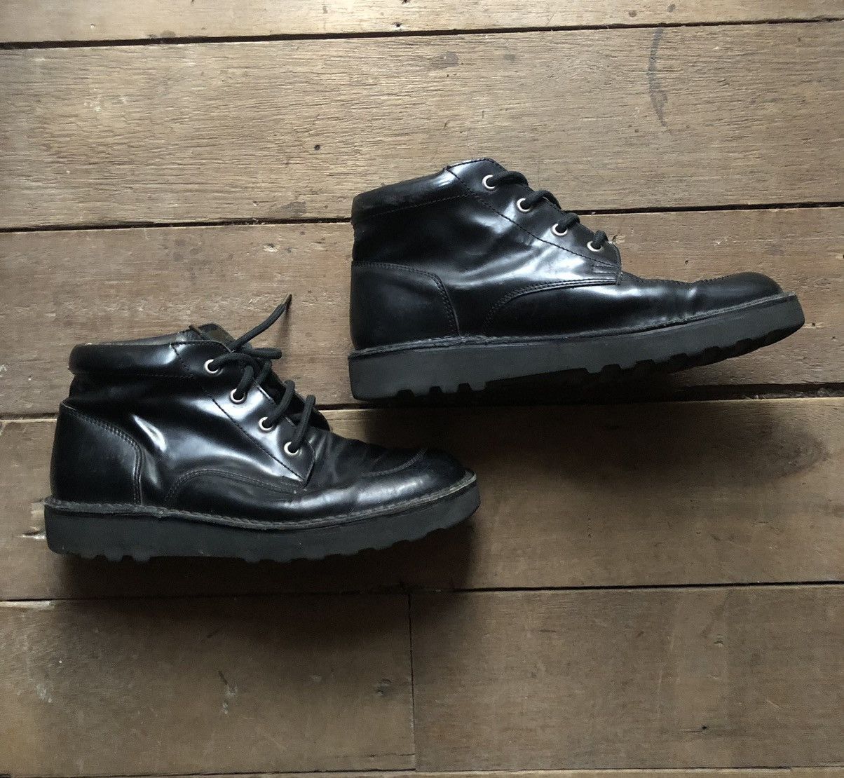 Maison Margiela Dope🔥 MM22 Line Mid Rise Leather Boot Laced Up Size US 10.5 / EU 43-44 - 2 Thumbnail