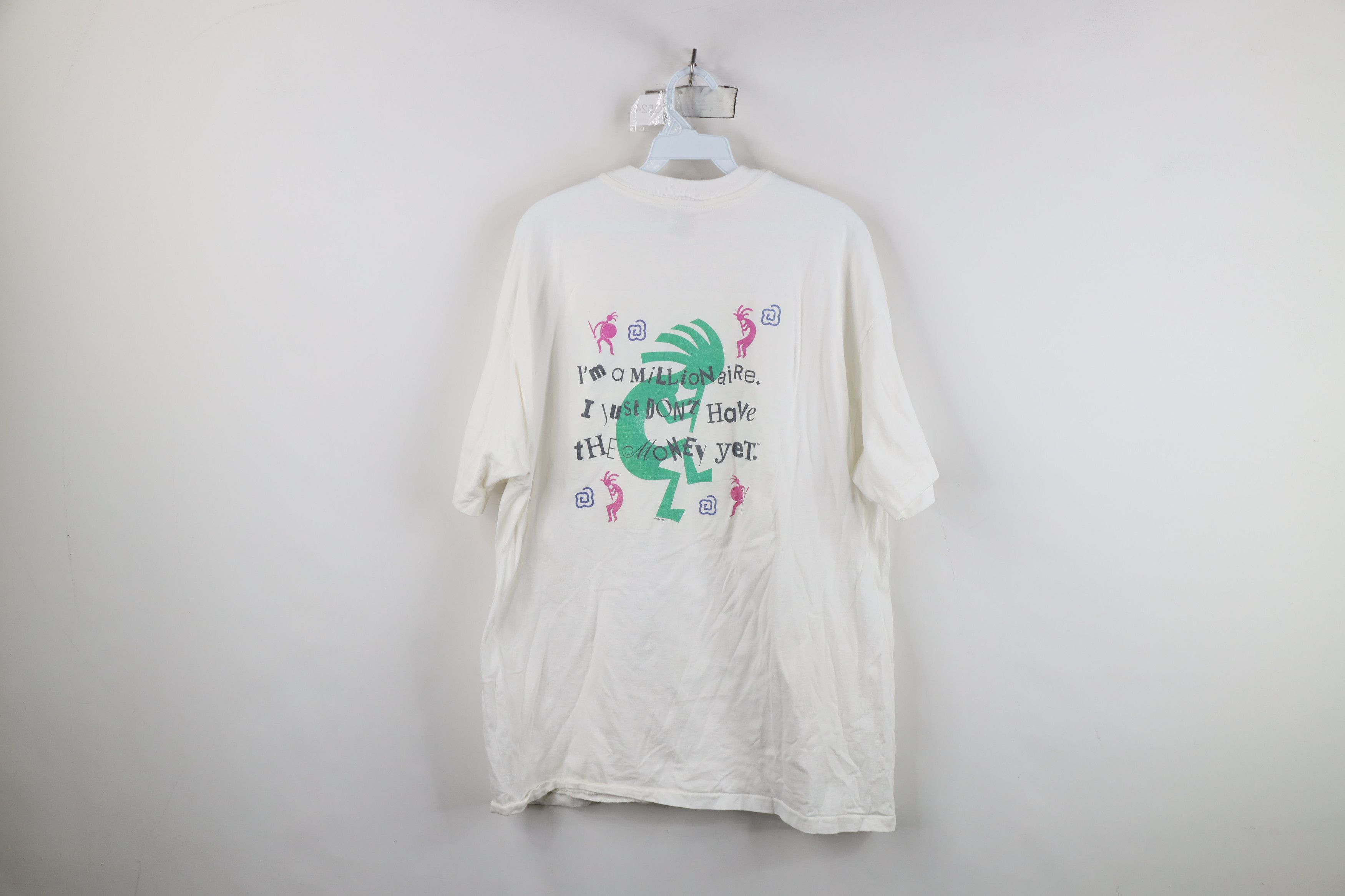 Vintage Vintage 90s Winners Set I'm A Millionaire Funny T-Shirt USA Size US XL / EU 56 / 4 - 10 Thumbnail