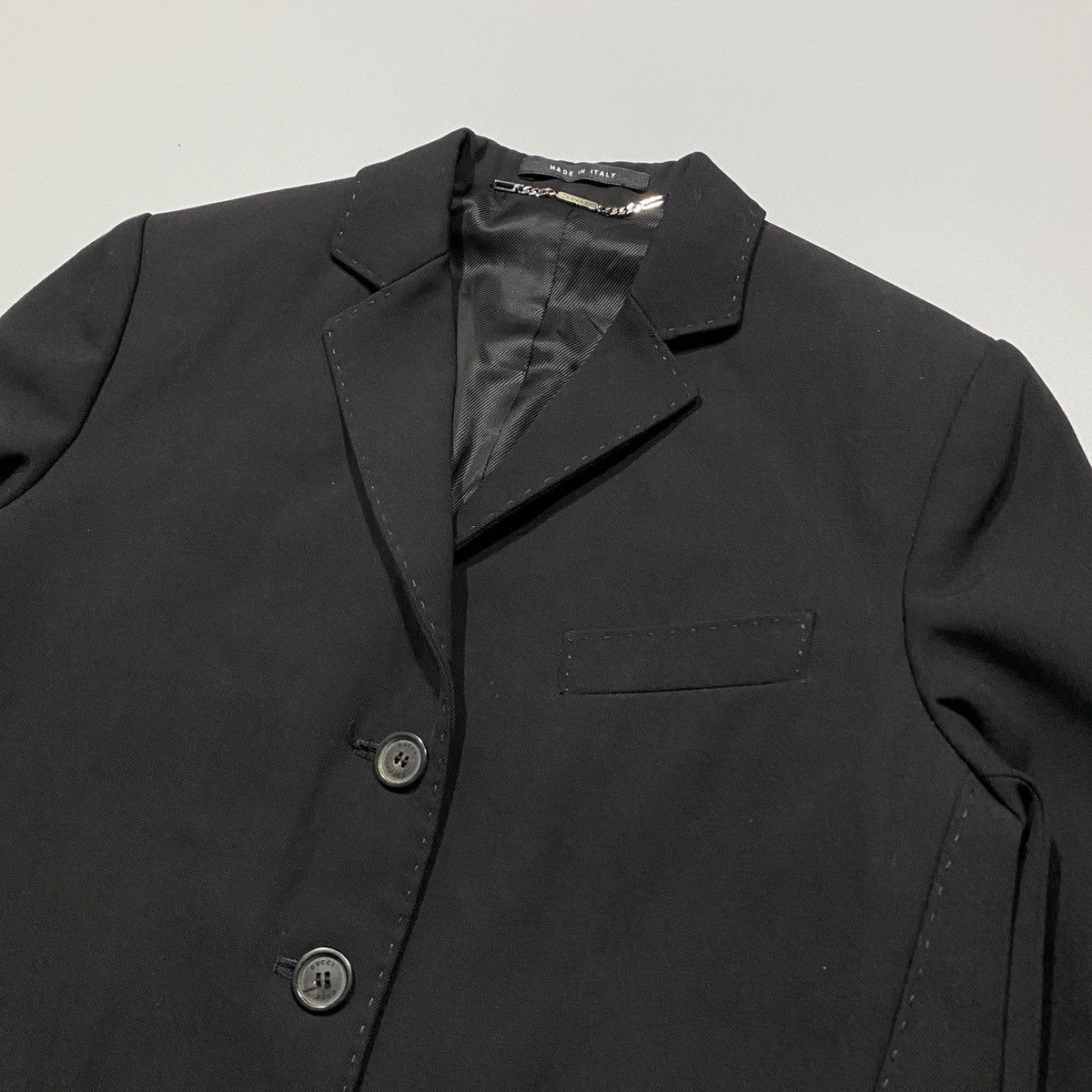 Gucci Gucci - Tom Ford FW01 Runway Wool Jacket Size XS / US 0-2 / IT 36-38 - 5 Thumbnail