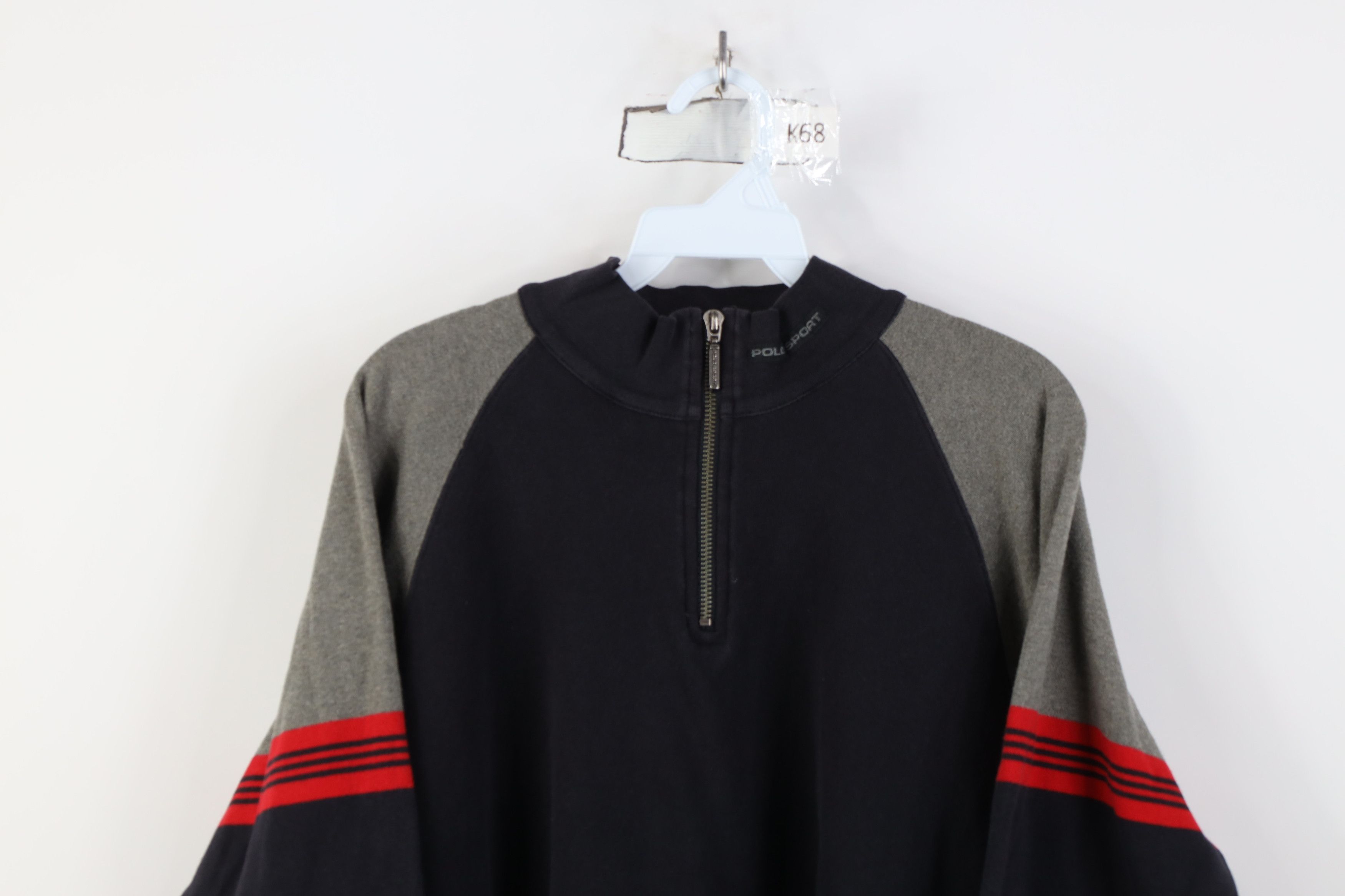 Ralph Lauren Vintage 90s Polo Sport Ralph Lauren Knit Half Zip Sweater Size US L / EU 52-54 / 3 - 2 Thumbnail