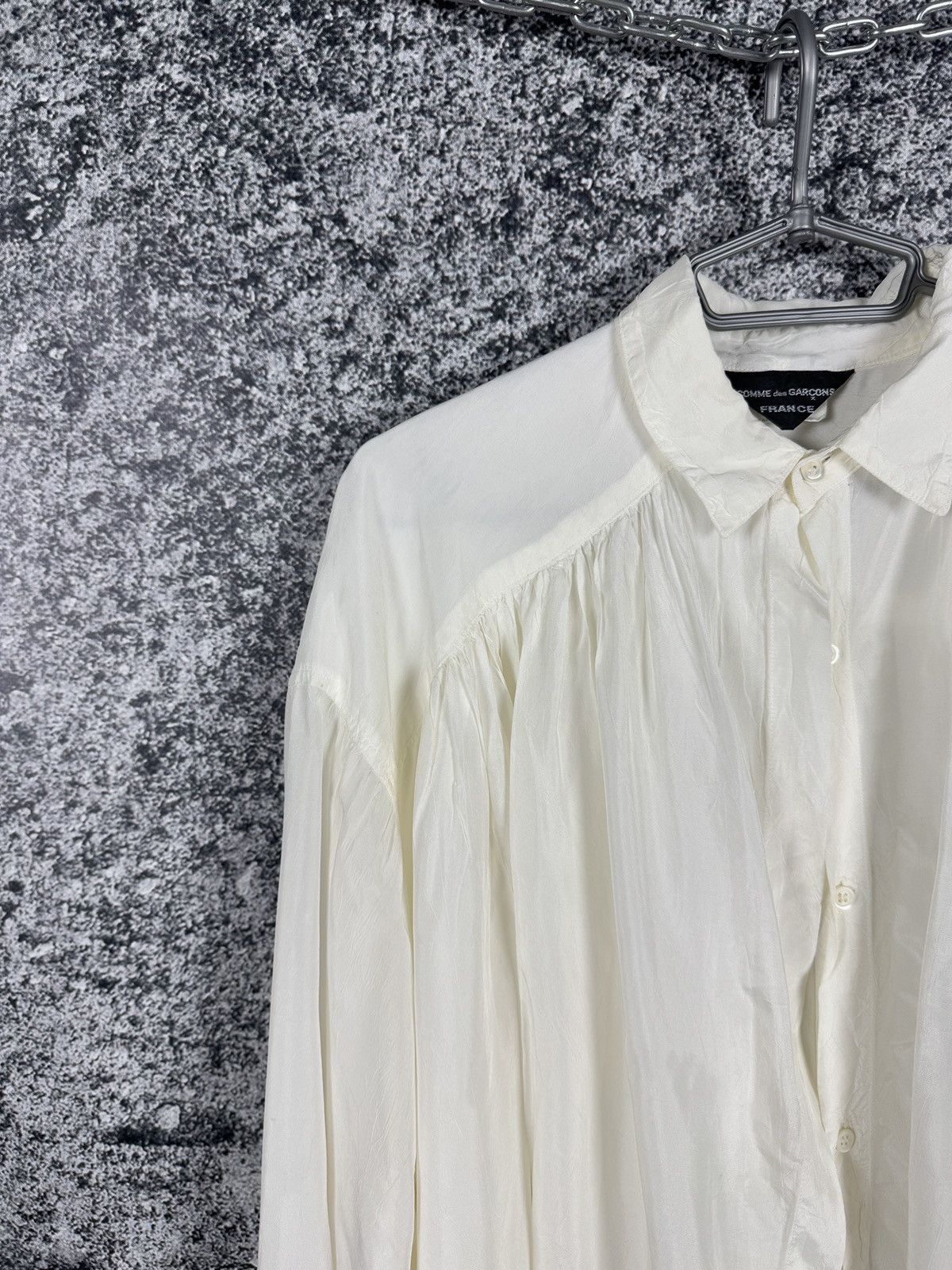 Comme des Garcons Vintage Comme Des Garcons Long Sleeve Designer Shirt Blouse Size ONE SIZE - 3 Thumbnail