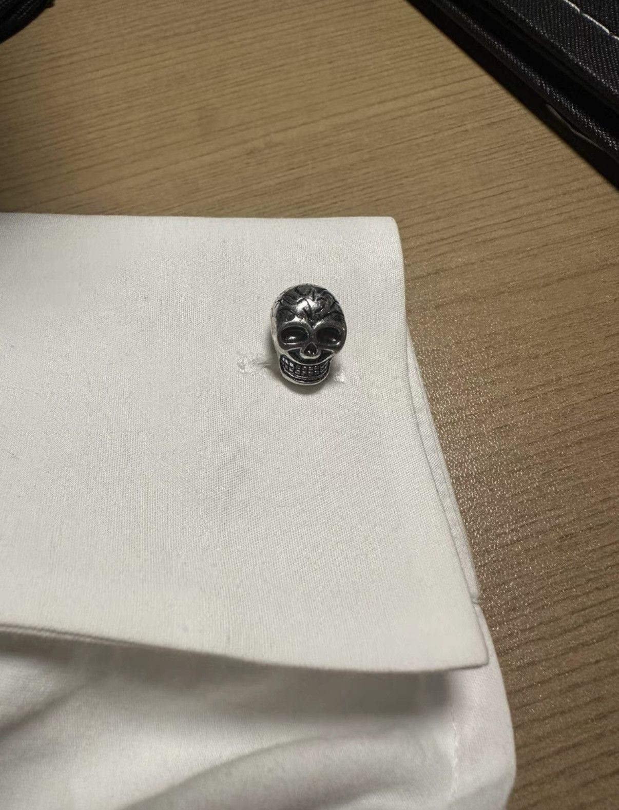 Number (N)ine Number Nine 06aw French cuff shirt Noir Size US M / EU 48-50 / 2 - 7 Thumbnail