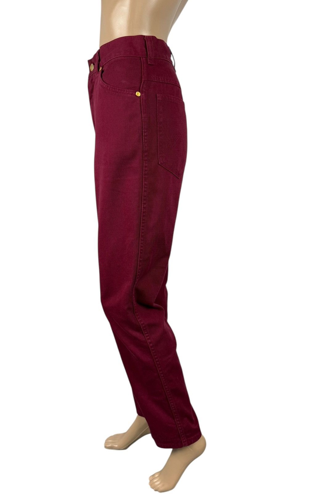 Escada Esacada Margaretha Ley Vintage Jeans Bordeaux size DE36 IT40 Size 27" / US 4 / IT 40 - 5 Thumbnail