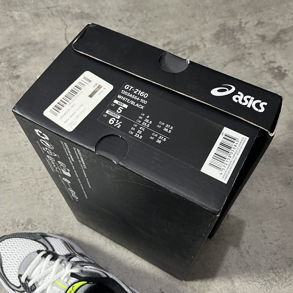 Asics × JJJJound Asics GT-2160 JJJJound - White Size US 6.5 / IT 36.5 - 5 Thumbnail