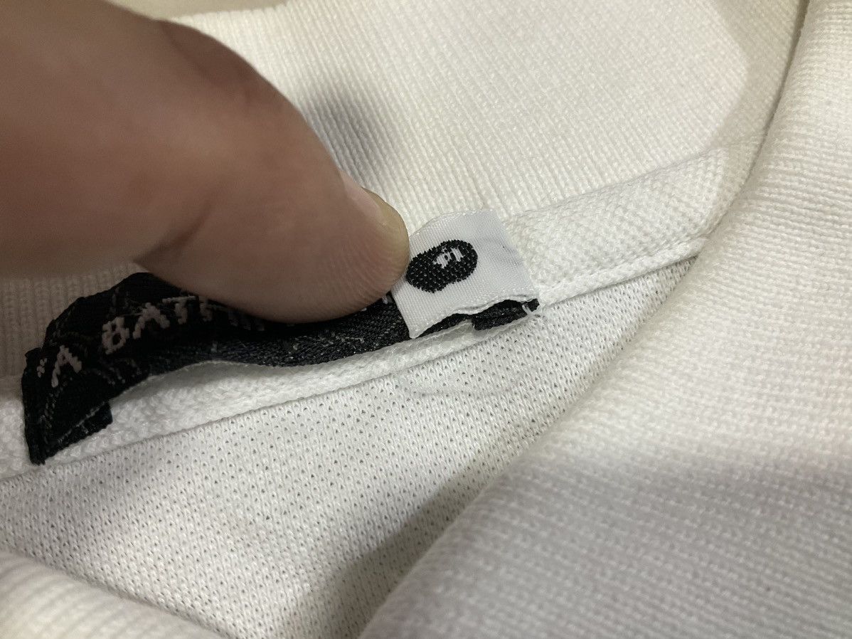 Bape × Nigo 🔥A Bathing Ape Polo Shirt Silver Logo Embroidered Size US M / EU 48-50 / 2 - 6 Thumbnail