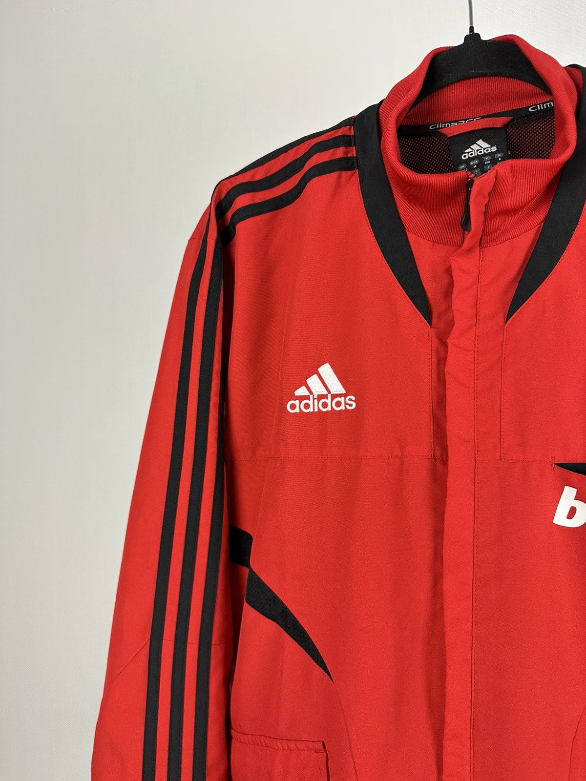 Adidas Adidas AC Milan Track 2007-08 Rare Red Soccer Jacket Size M Size US M / EU 48-50 / 2 - 8 Thumbnail