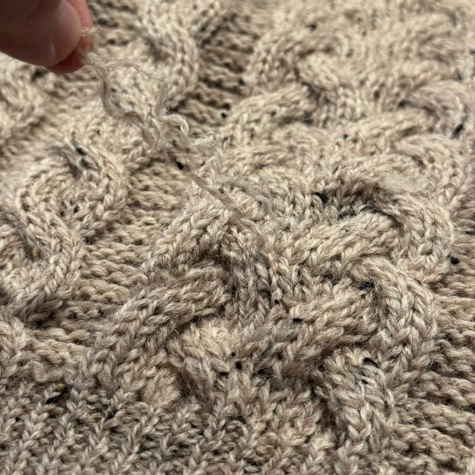 Other Shannon Woolen Mills Sweater Wool Cable Knit Full Zip Large Size L / US 10 / IT 46 - 9 Thumbnail