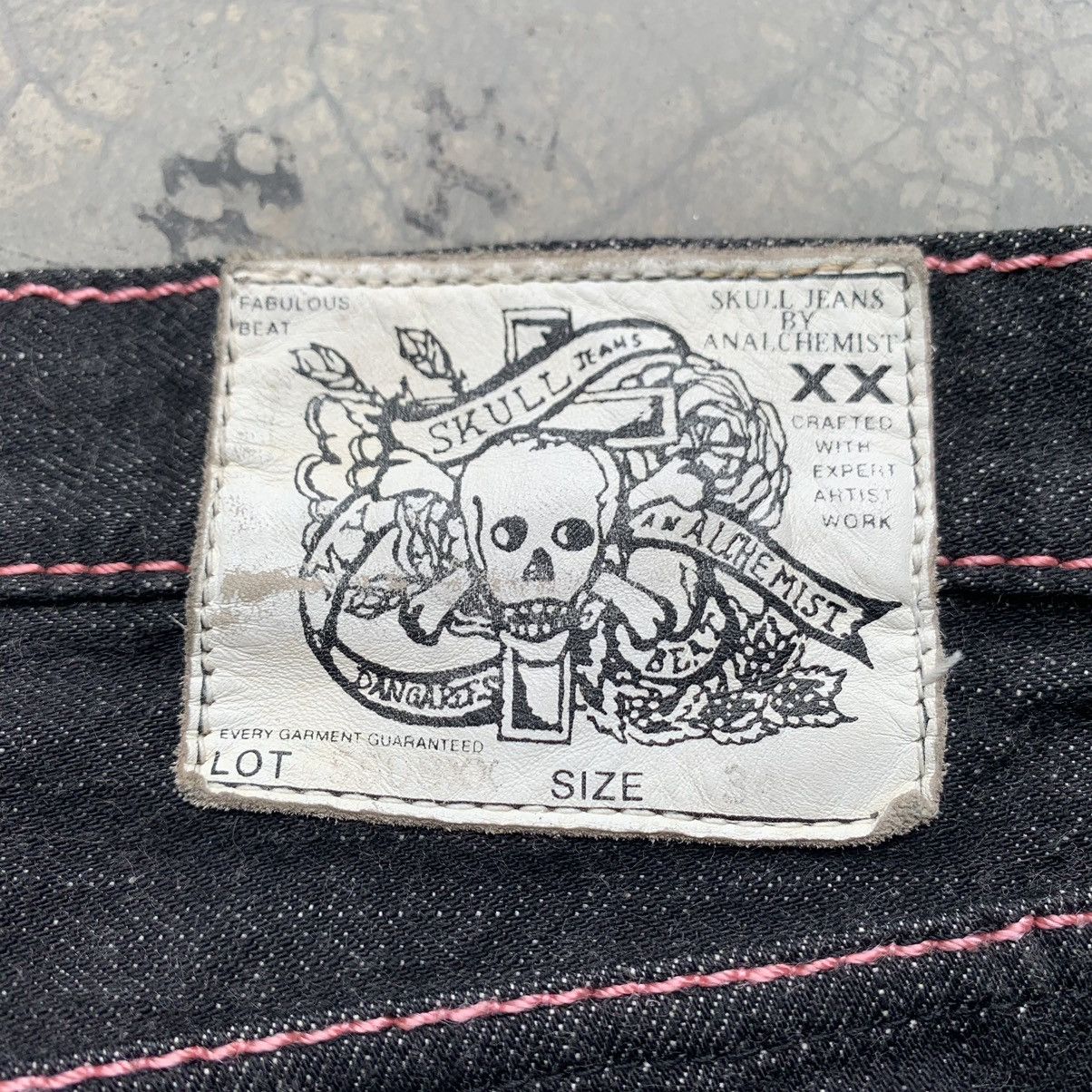 Japanese Brand Skull Jeans Bootcut Flare Jeans Size 34x34 Size 34" / US 12 / IT 48 - 9 Thumbnail