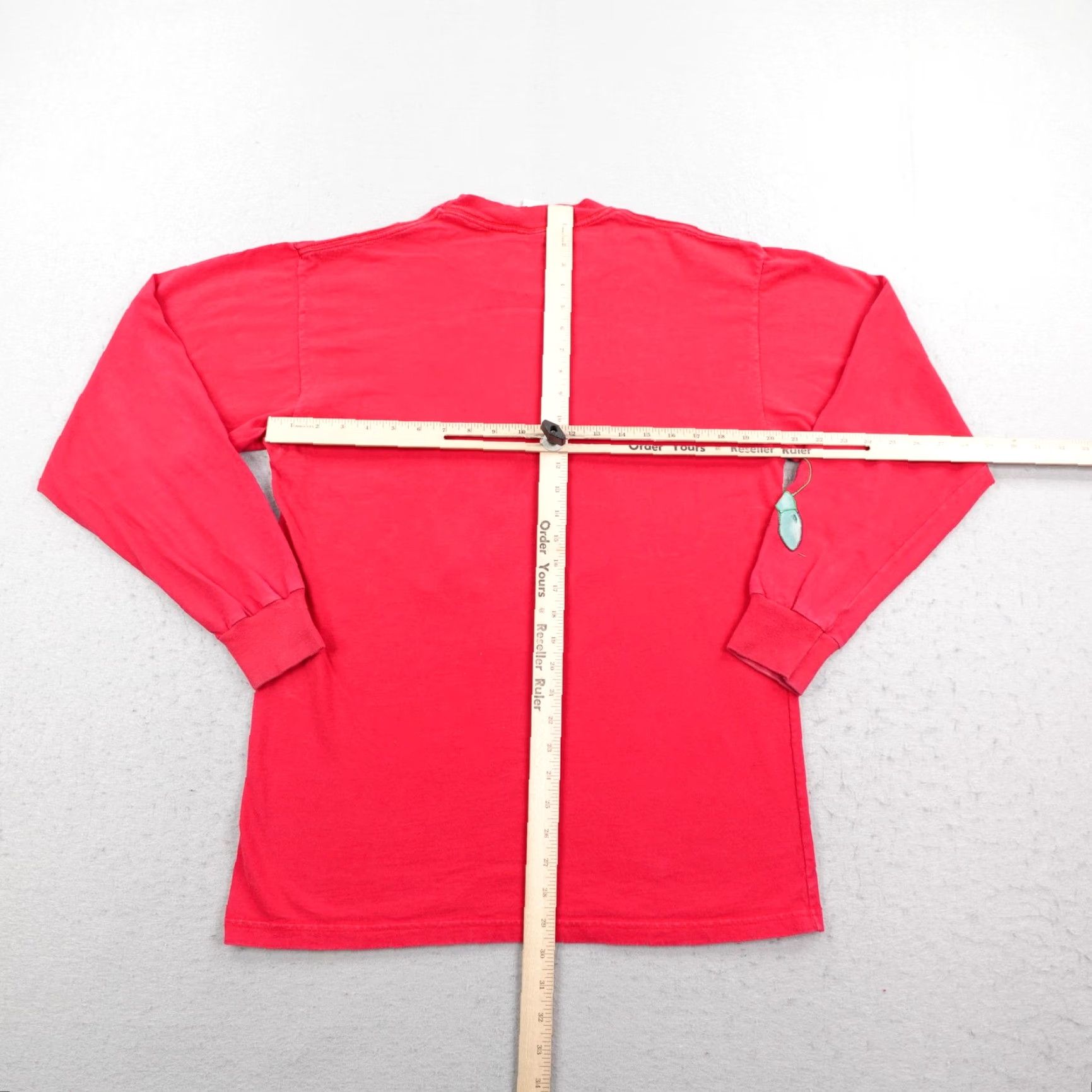 Lee VINTAGE Lee Christmas Shirt Mens L Red Long Sleeve Be Naughty Save Santa Holiday Mens Size US L / EU 52-54 / 3 - 7 Thumbnail