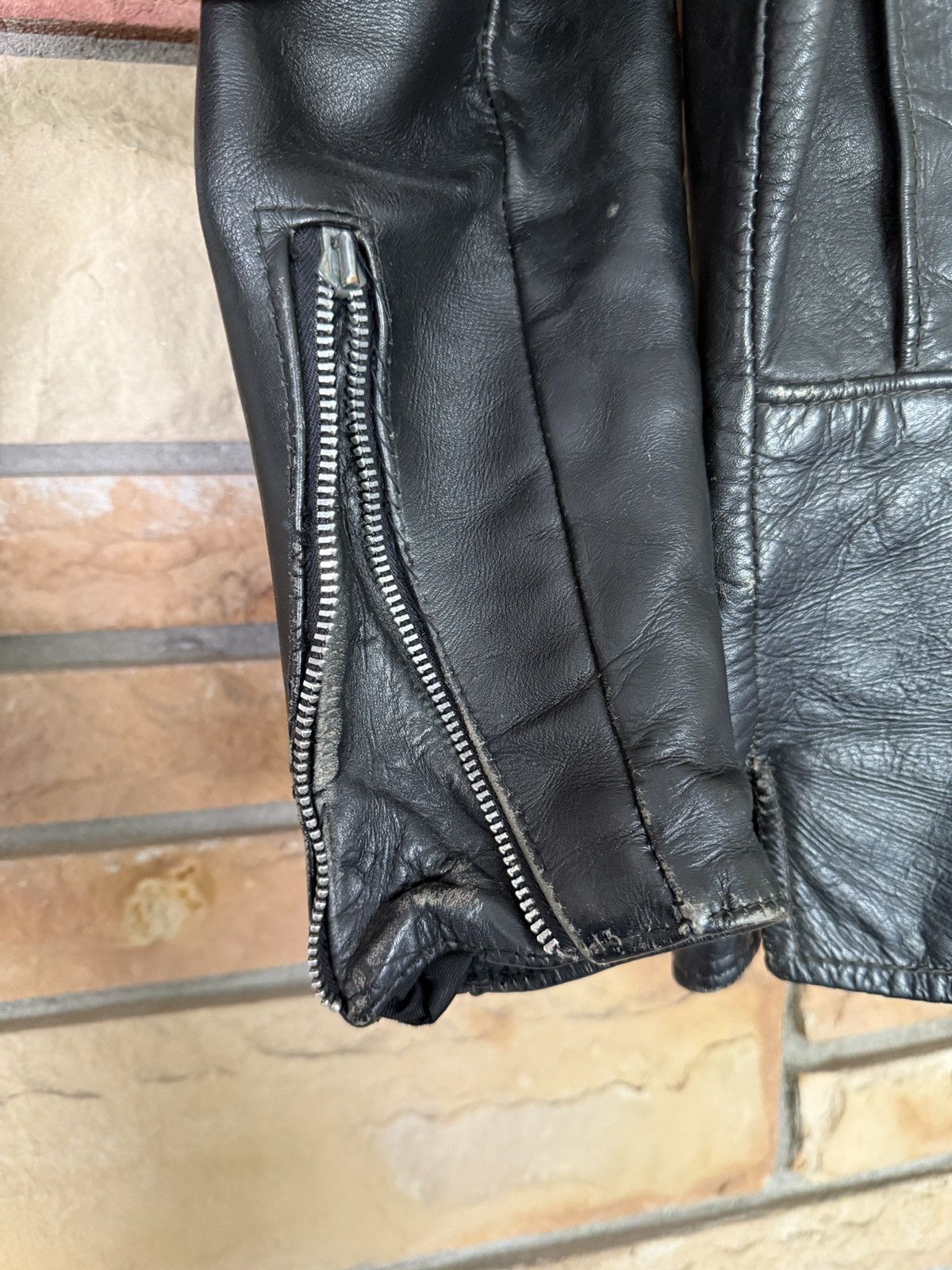 Vintage Vintage 60s Brooks Leather Motorcycle Jacket Size US XS / EU 42 / 0 - 10 Thumbnail
