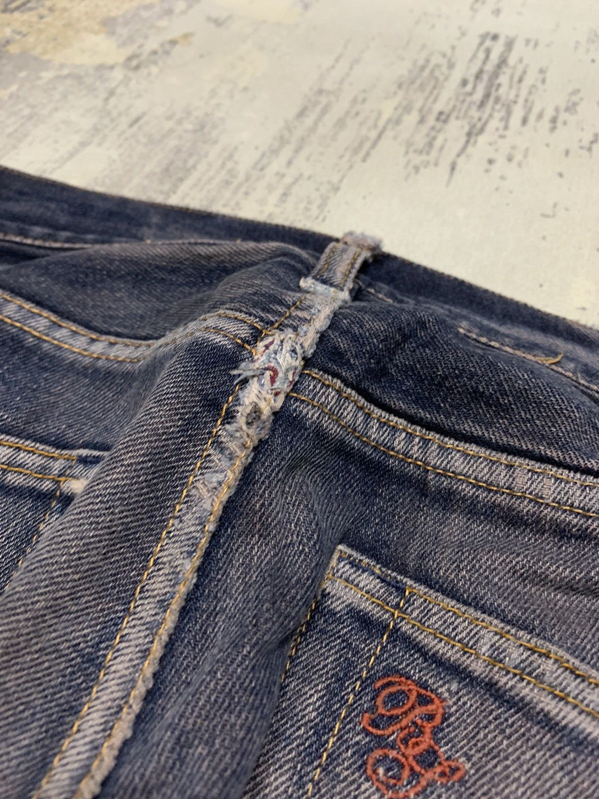 Japanese Brand Japanese Blue Standard Vintage Est. 1978 Faded Indigo Jeans Size US 32 / EU 48 - 12 Thumbnail