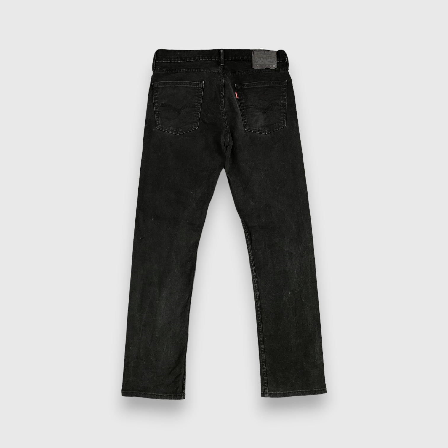 Levi's Dark Wash Denim Vintage Levis 513 Jeans Faded Black-J921 Size US 34 / EU 50 - 2 Thumbnail