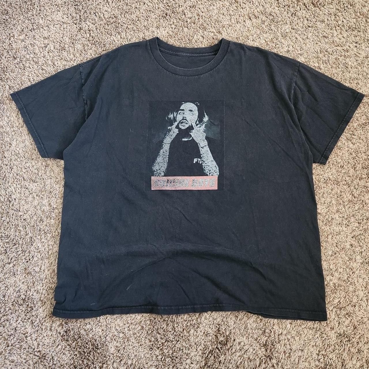 Rap Tees Suicide Boys Graphic T-Shirt Grunge Rap Band Tee Black XL Size US XL / EU 56 / 4 - 1 Thumbnail