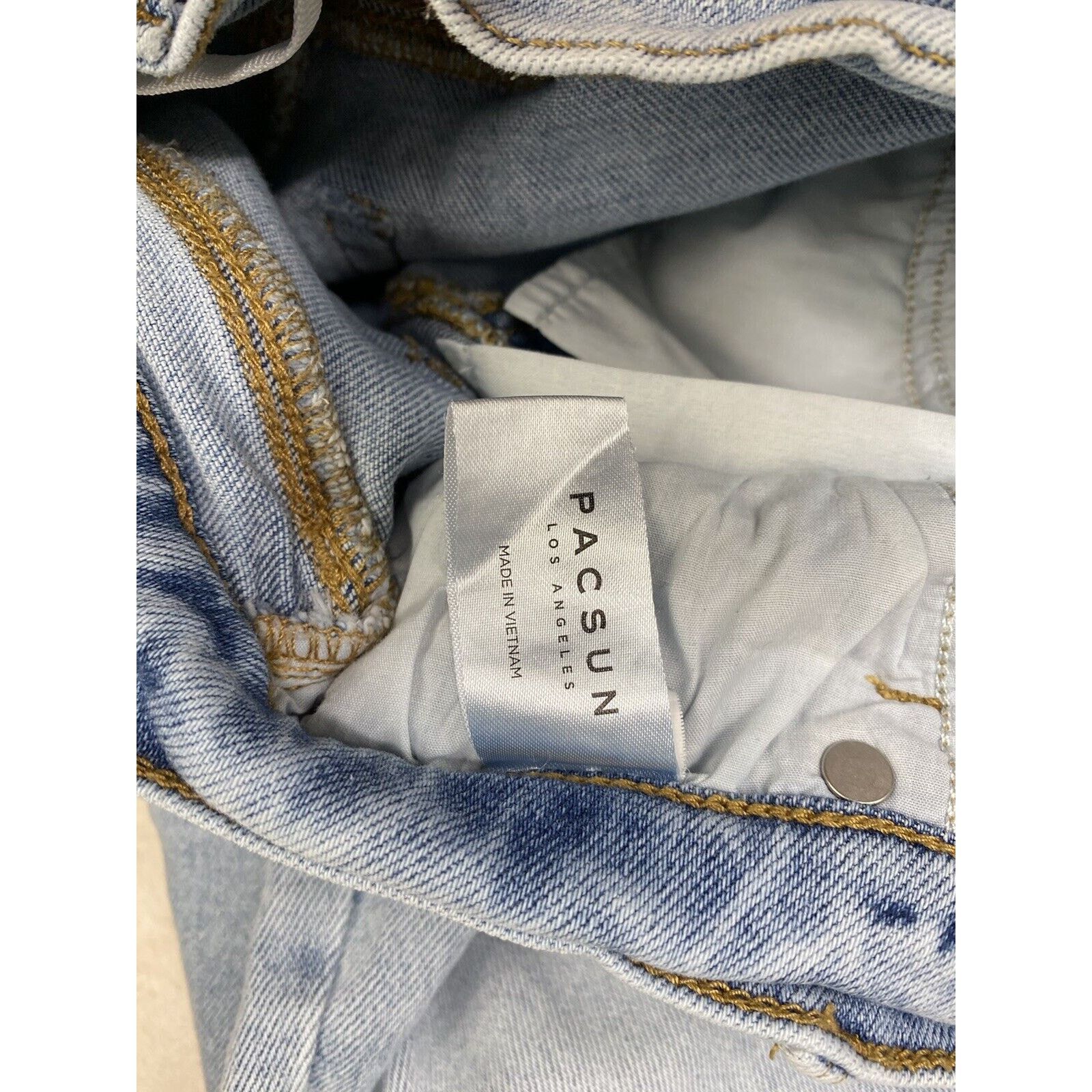 Pacsun PACSUN High Rise Jegging Skinny Jeans Sz 23 Denim Distressed Size 23" - 3 Thumbnail