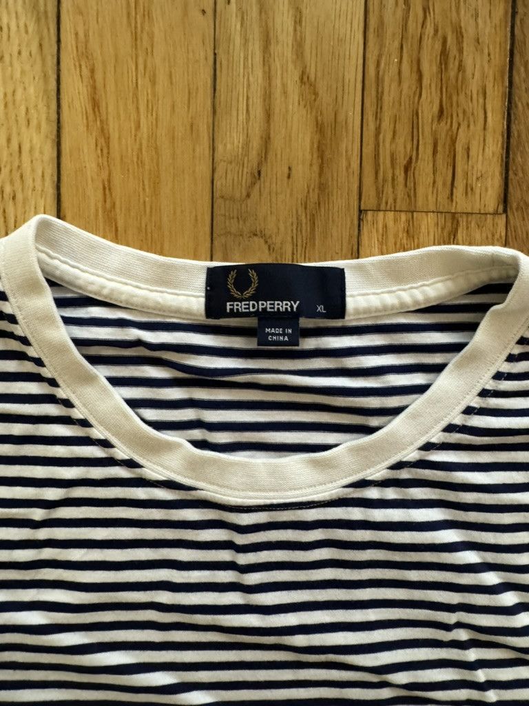 Fred Perry Fred Perry Striped T-shirt Size US XL / EU 56 / 4 - 2 Thumbnail
