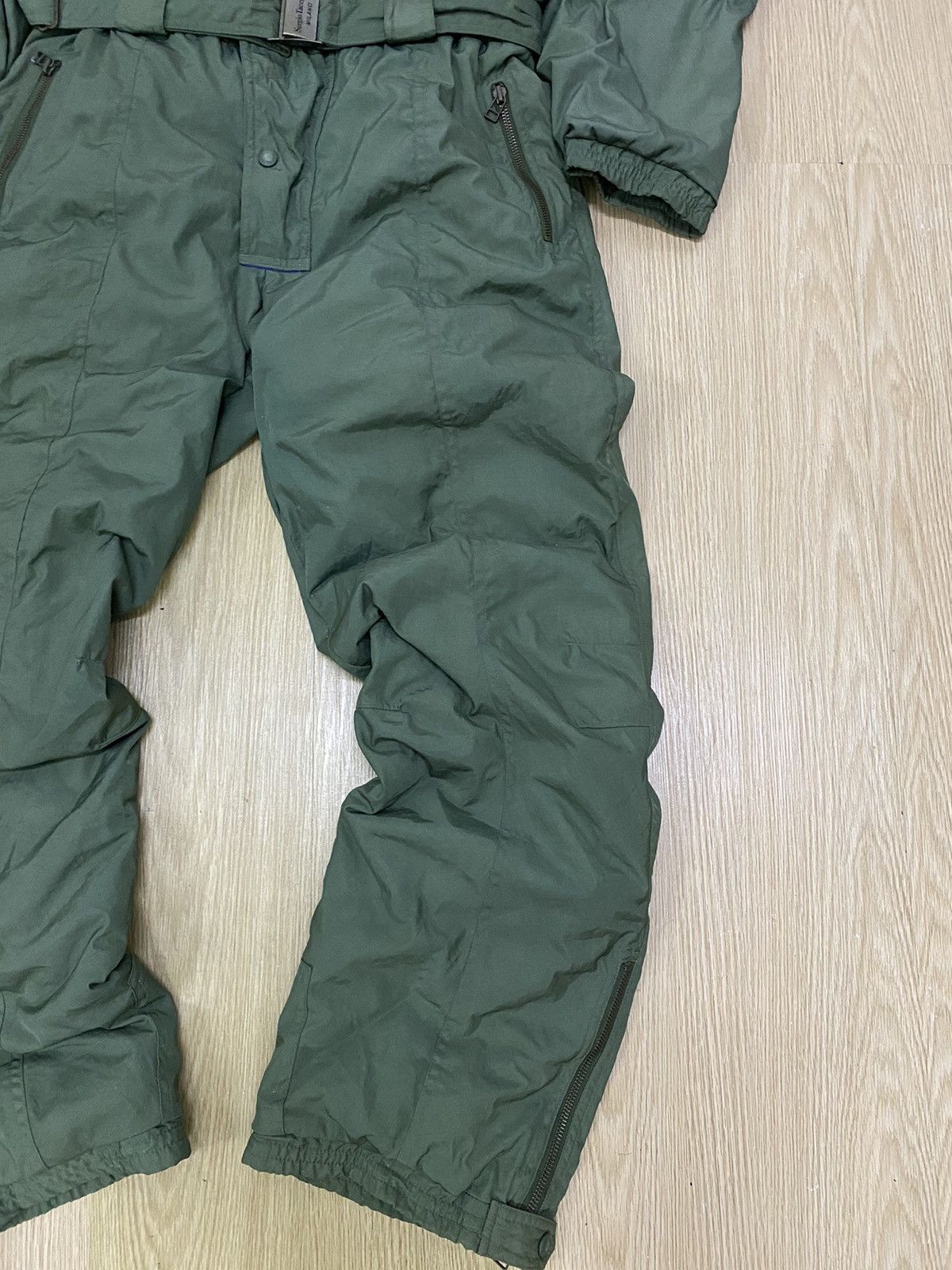 Sergio Tacchini Sergio tachini the finish ski filling down leather coveralls Size US 36 / EU 52 - 8 Thumbnail