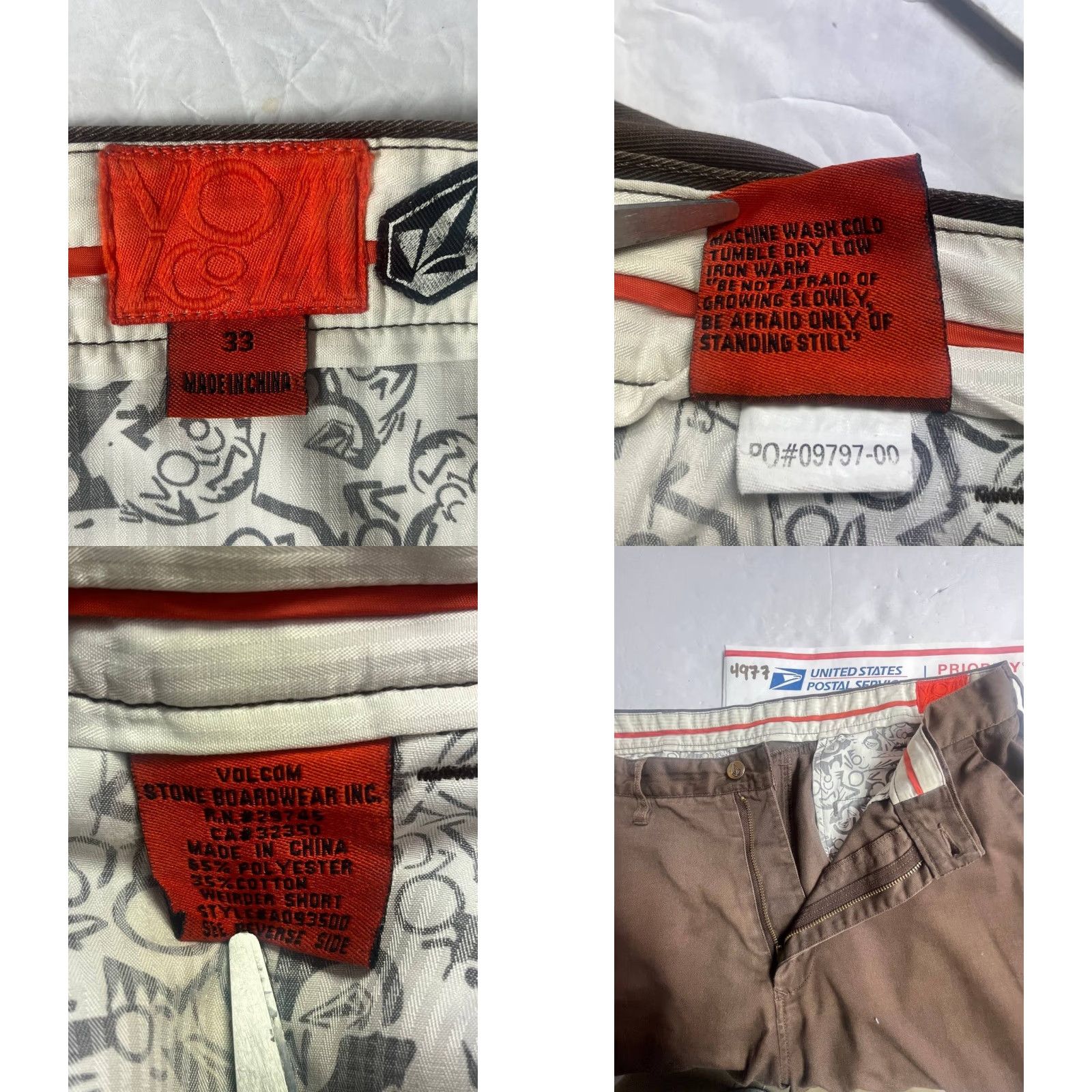 Volcom Volcom Bermuda Shorts Chino Brown Size 33 Mens Regular/Size 33 Brown Bermuda Volcom Shorts Men Size US 33 - 8 Thumbnail