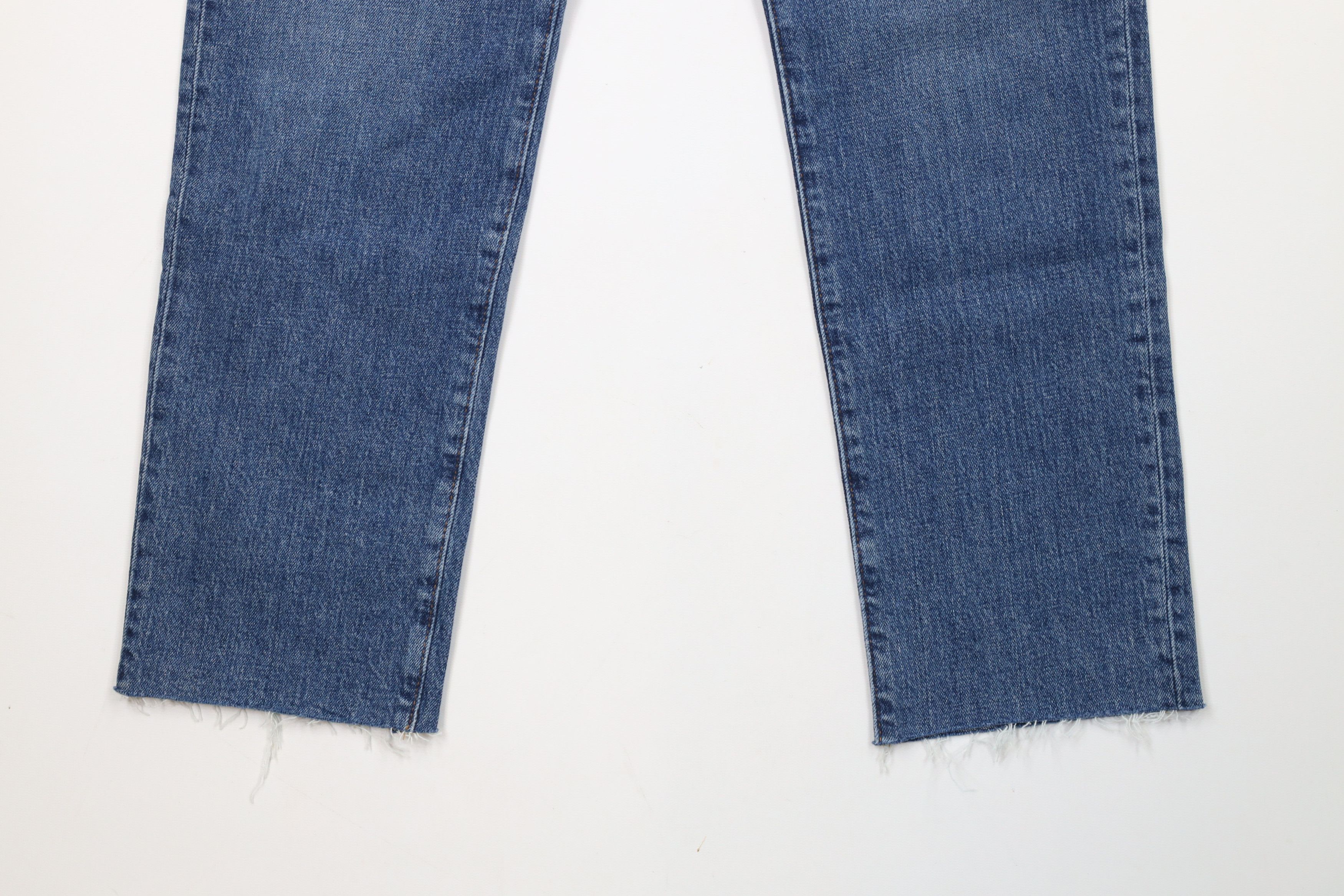 Madewell × Vintage Madewell Tapered Leg Denim Trousers Jeans Blue Stretch Size 27" / US 4 / IT 40 - 4 Thumbnail