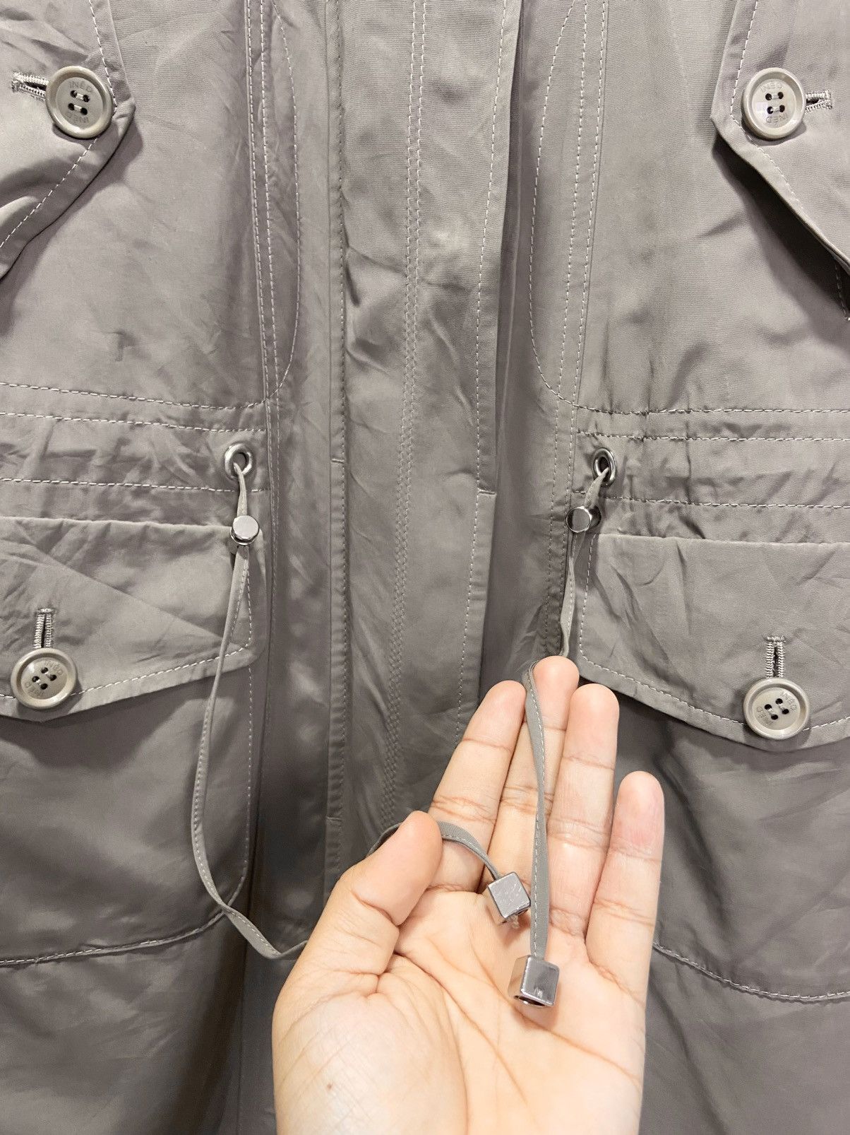 Yohji Yamamoto Ined by yohji yamamoto drawstring parka style coat Size M / US 6-8 / IT 42-44 - 6 Thumbnail