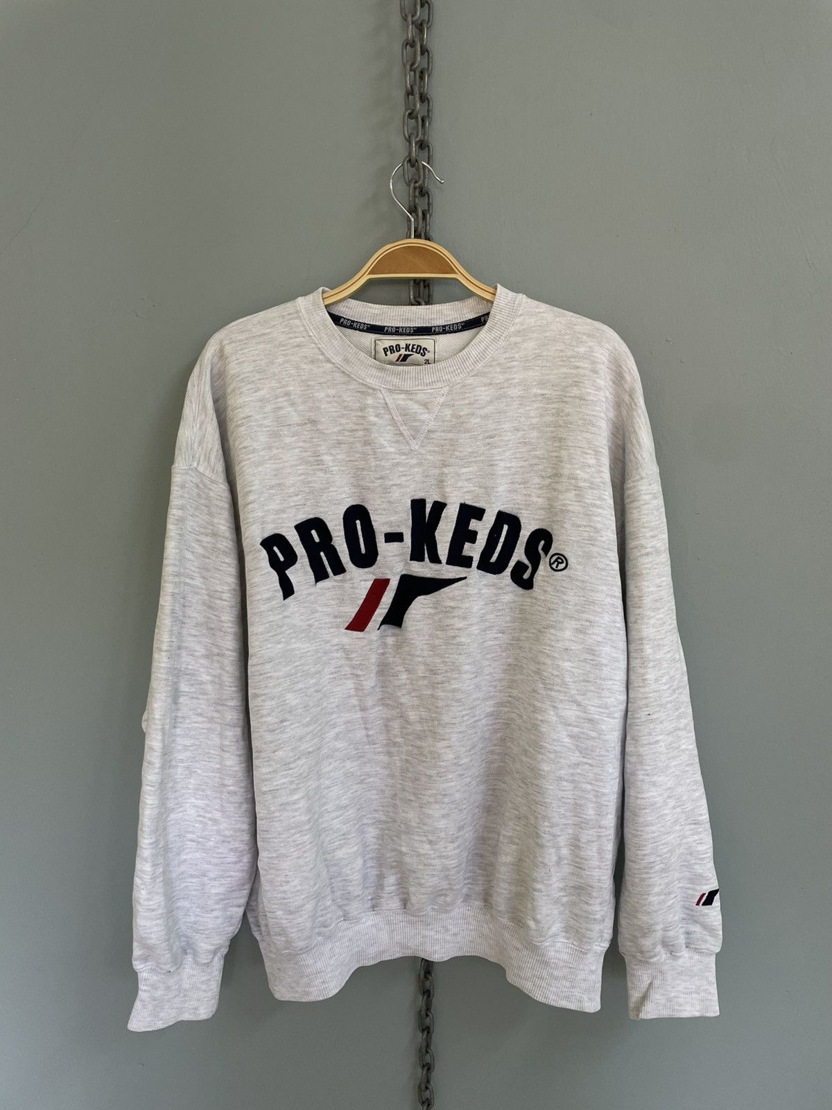 Pro-Keds Vintage 90s Pro-Keds sweatshirt Size US XL / EU 56 / 4 - 1 Thumbnail