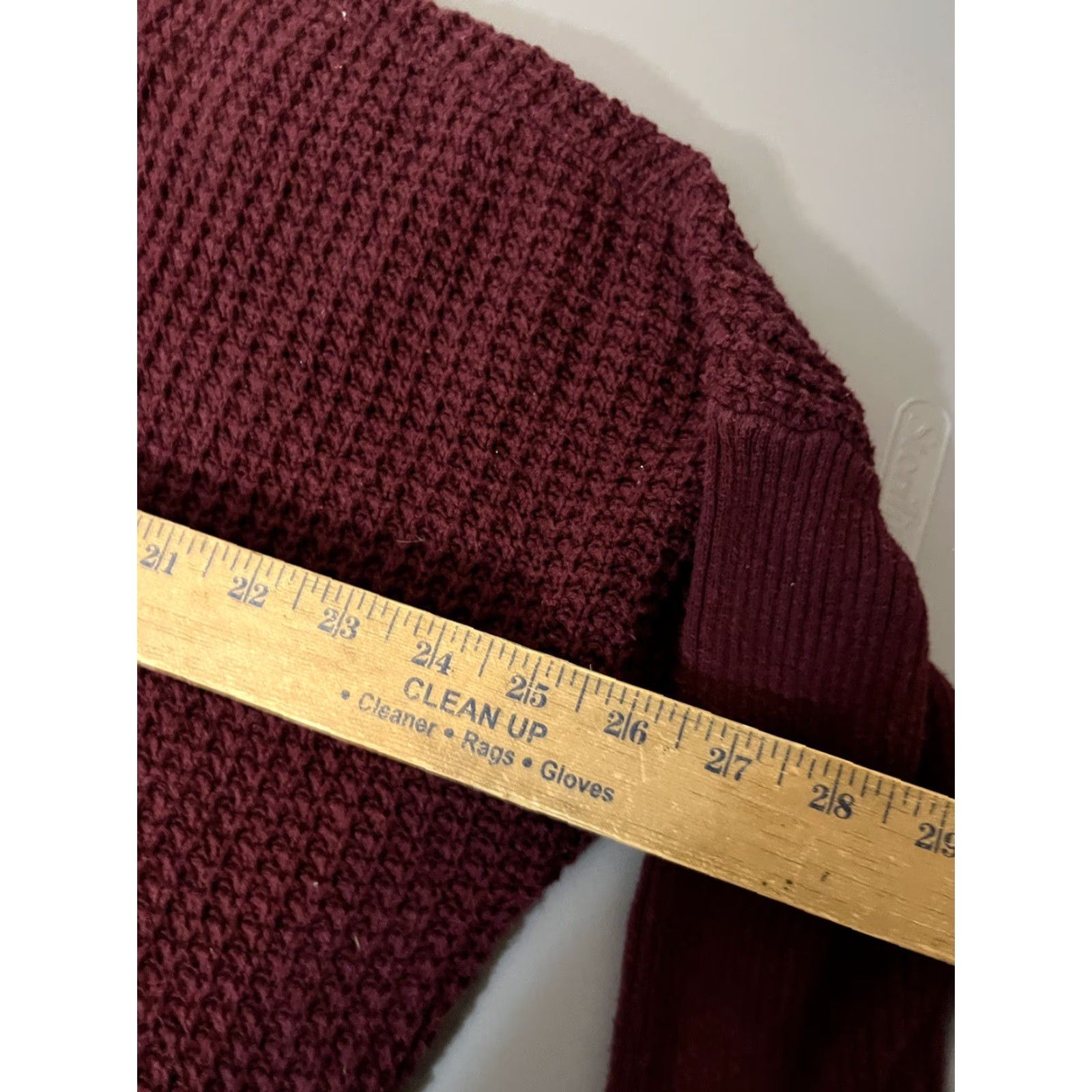 Vince Camuto Vince Camuto WOMEN'S Maroon LONG SLEEVE KNIT SWEATER Size M Size M / US 6-8 / IT 42-44 - 5 Thumbnail