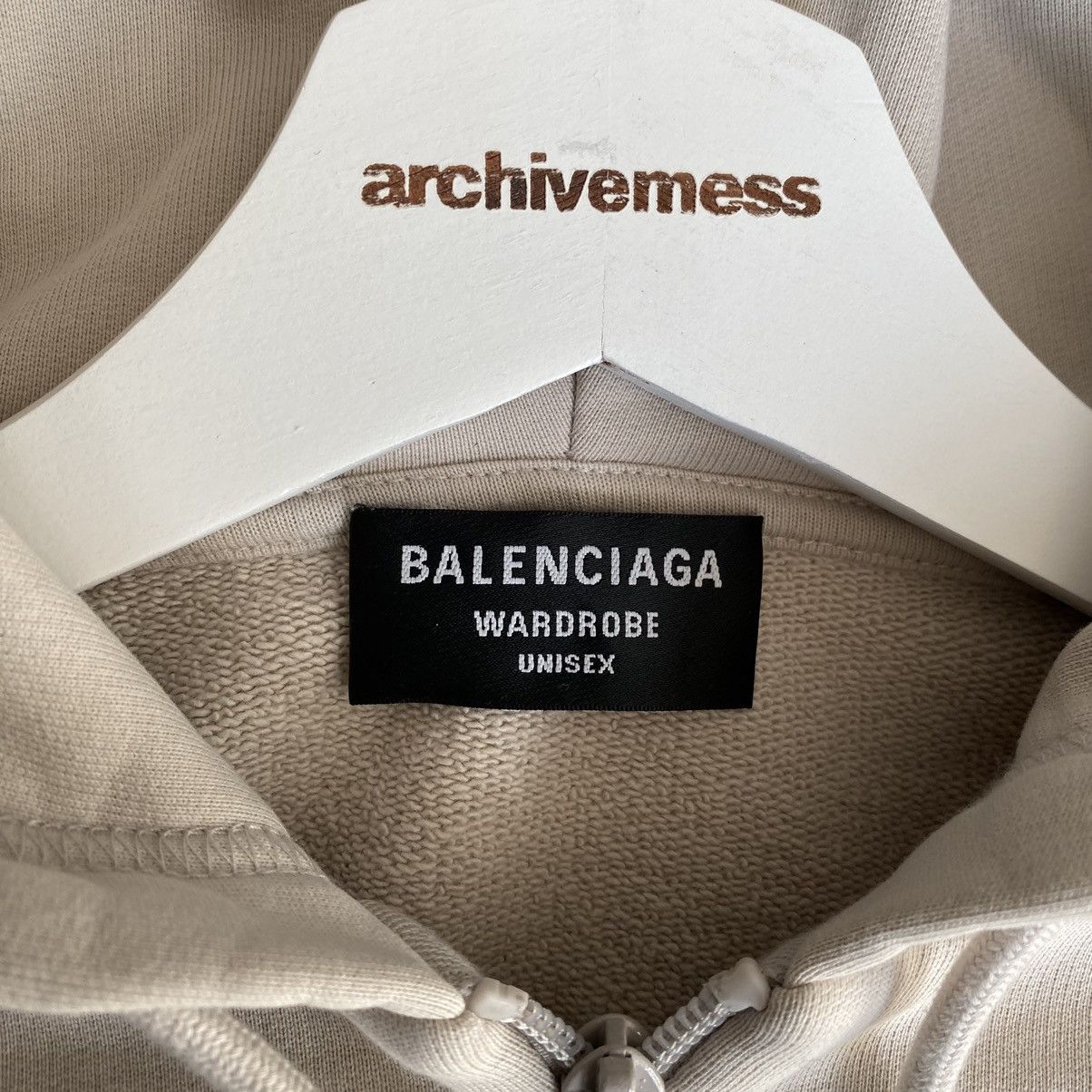 Balenciaga Balenciaga Small Logo Zip Up Hoodie Size US M / EU 48-50 / 2 - 2 Thumbnail
